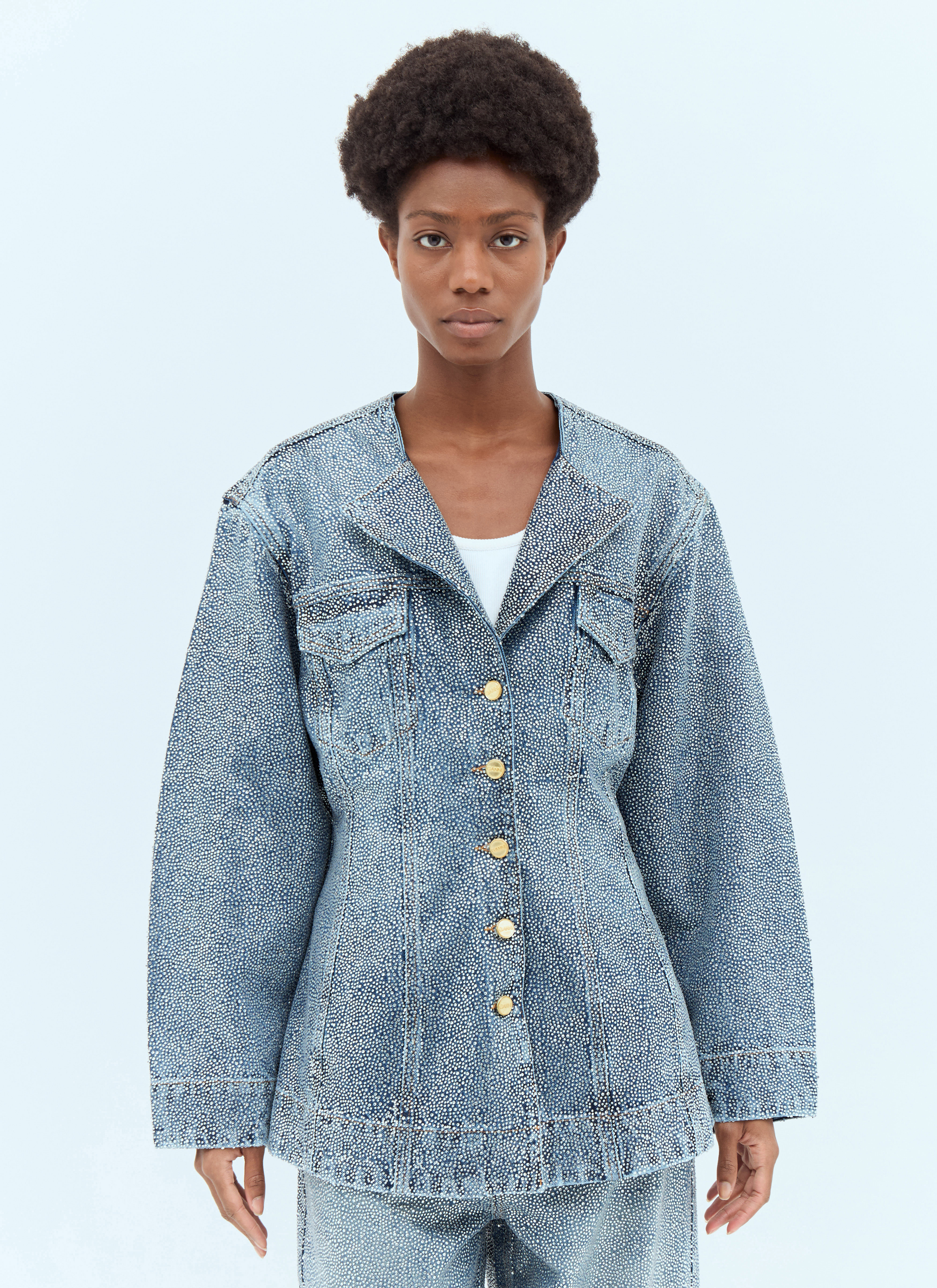 定価5.9万】GANNI ヘビー まがっ ツイル プルオーバー