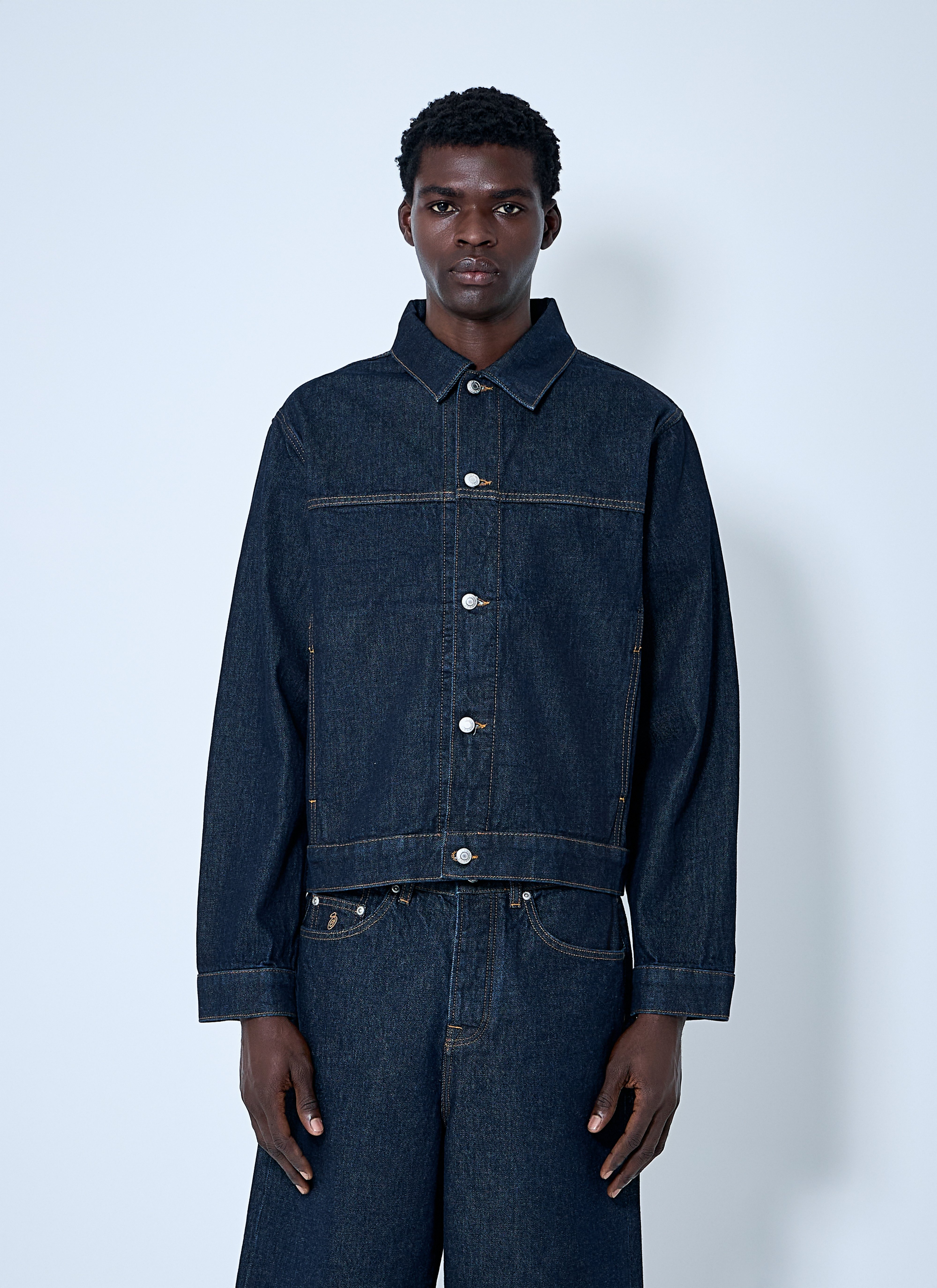 Stüssy Men's' Trucker Denim Jacket in Blue | LN-CC®