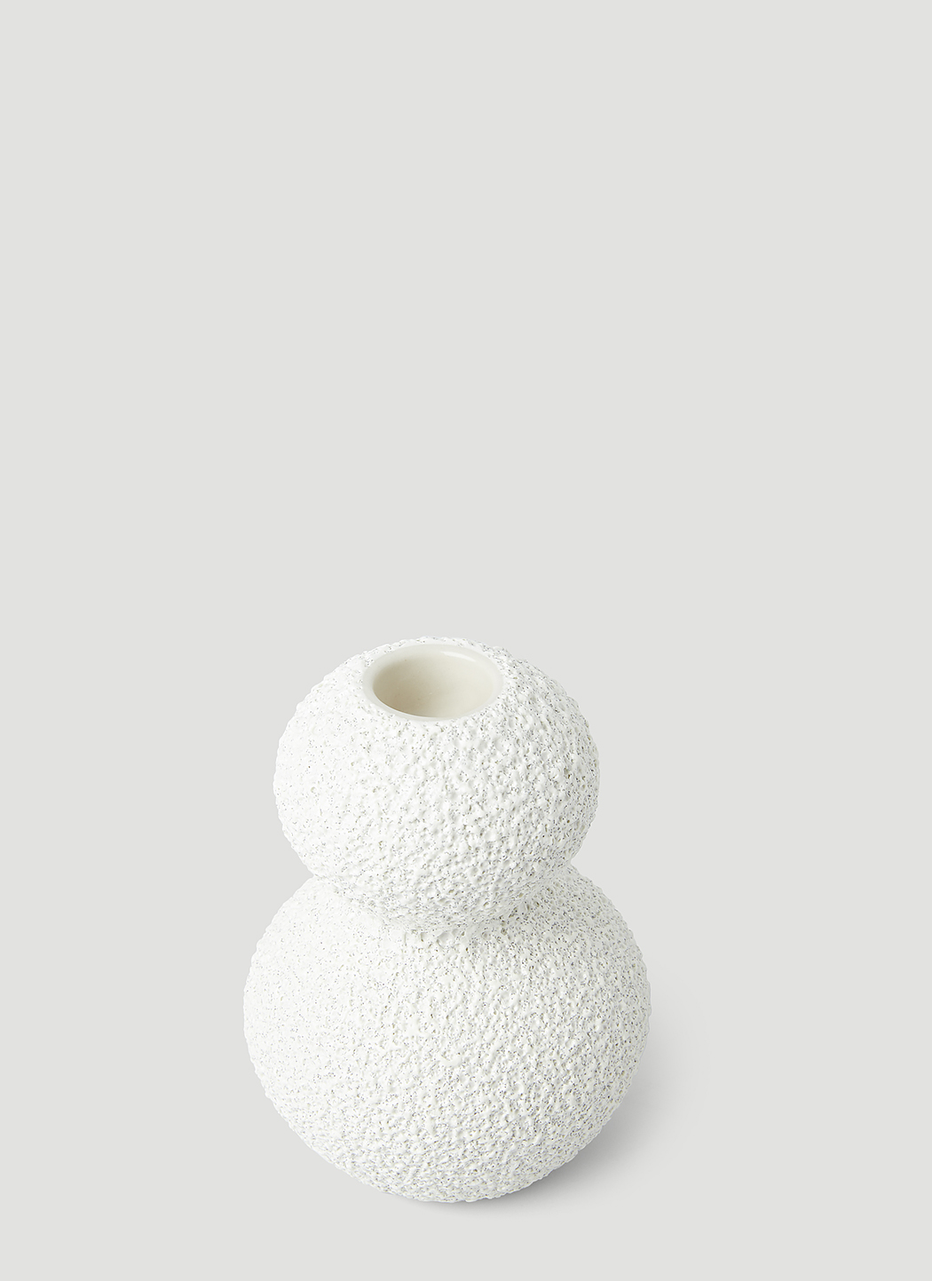 Marloe Marloe Set of Two Lava & Bone Candlestick Holders