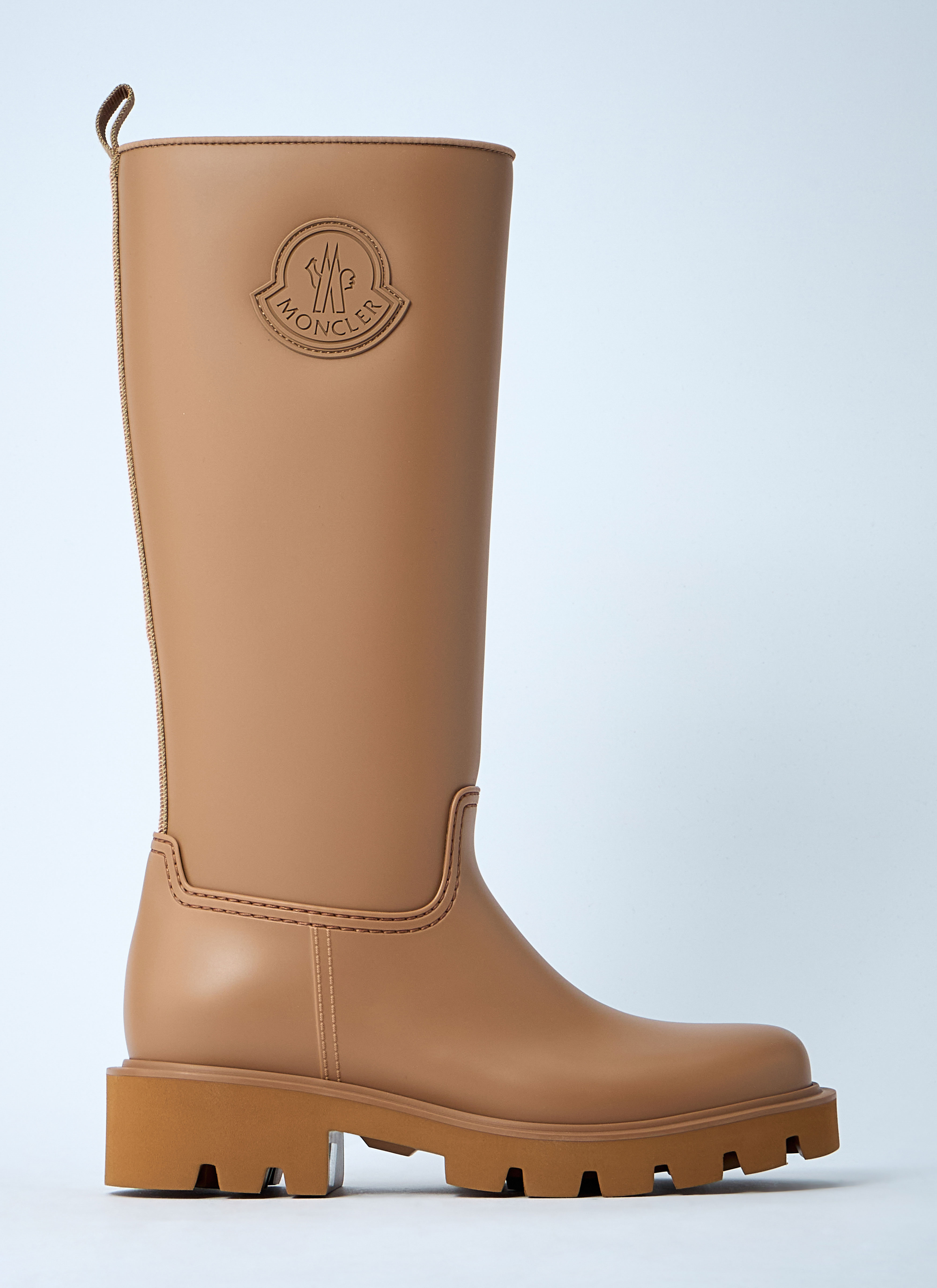Moncler Women's Brown Kickstream Rain Boots - Woman Boots Eu - 41