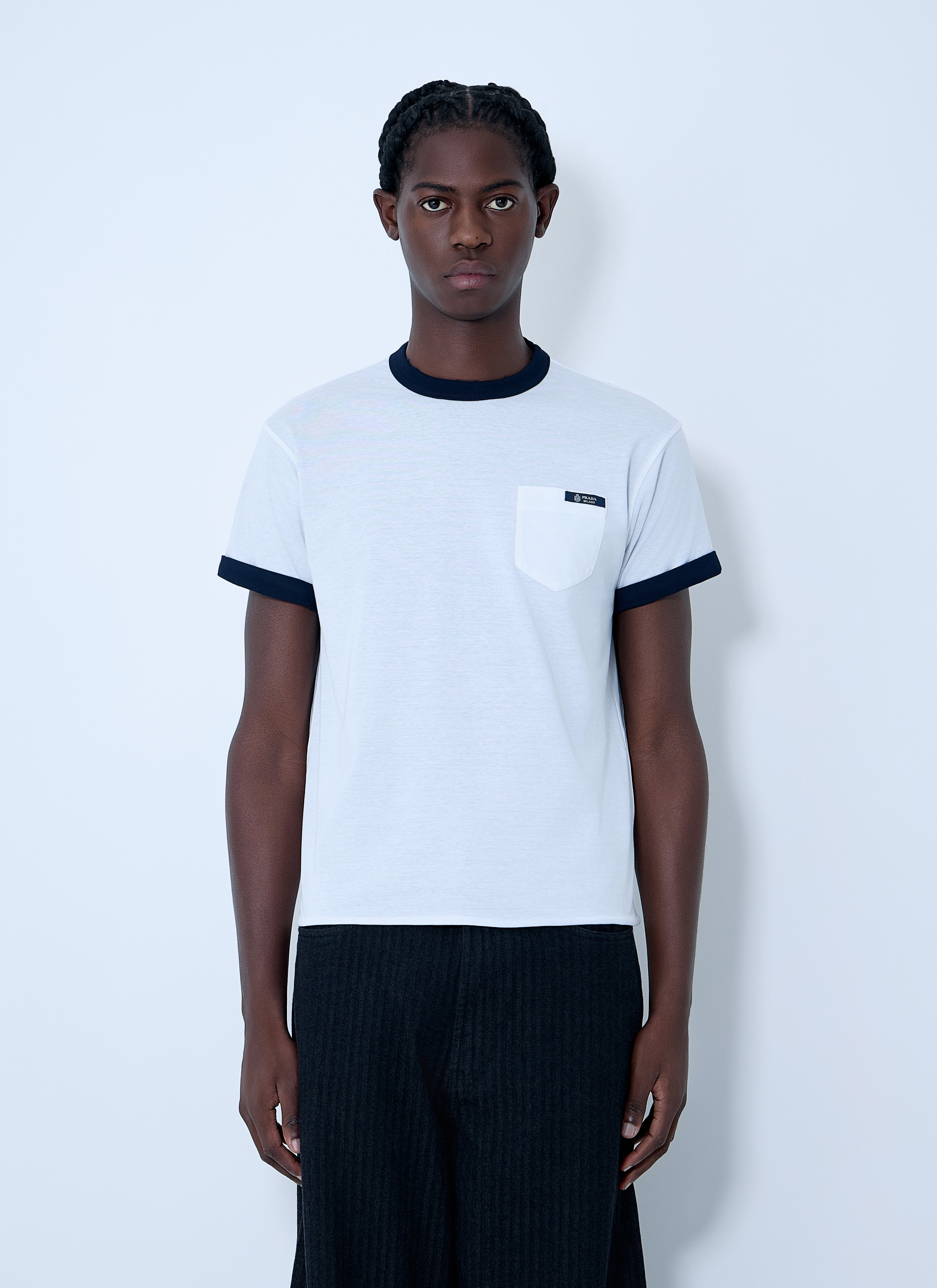 Prada Prada Logo Motif T-Shirt