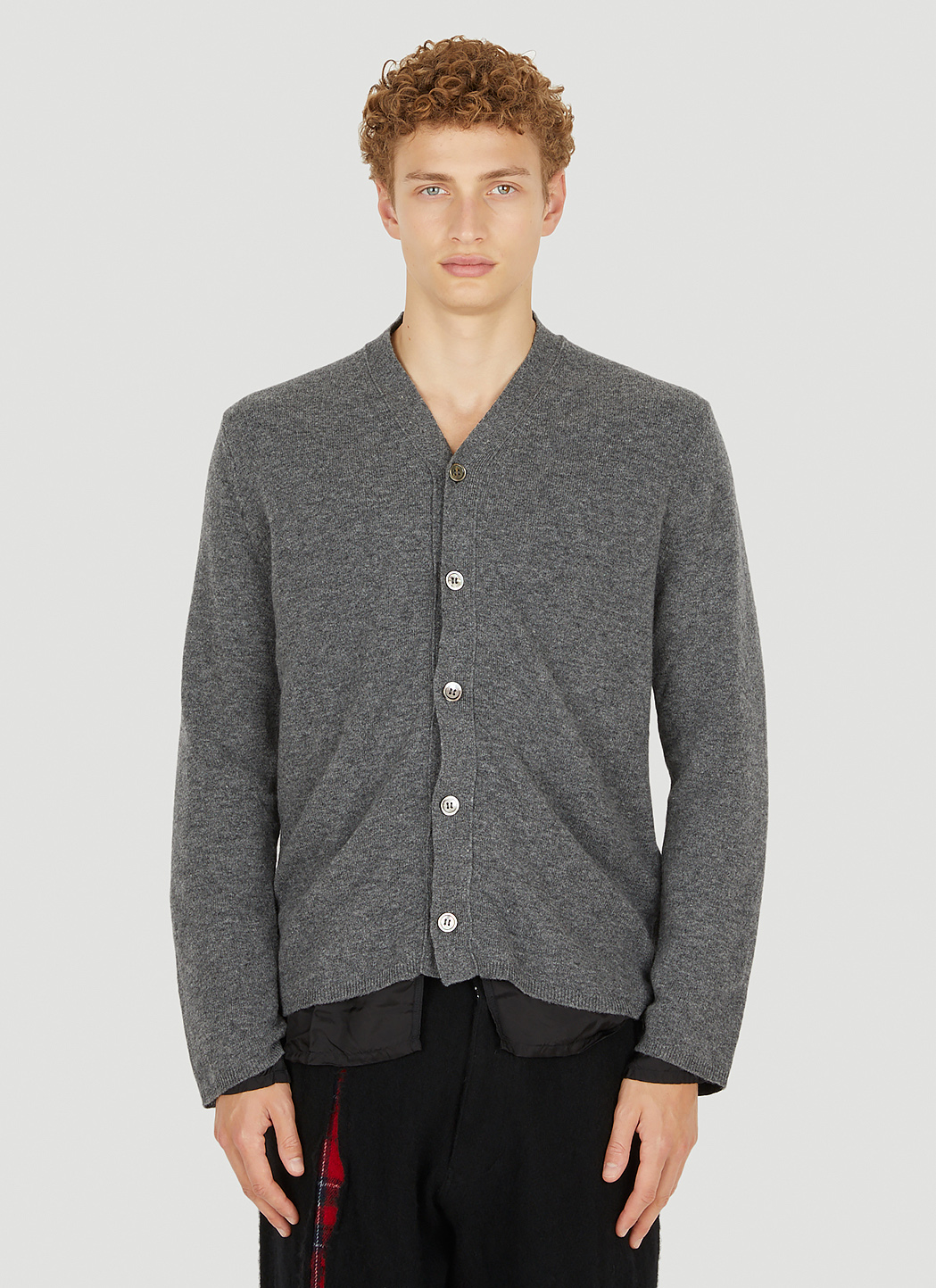 Comme des Garcons SHIRT Knitted V-Neck Cardigan