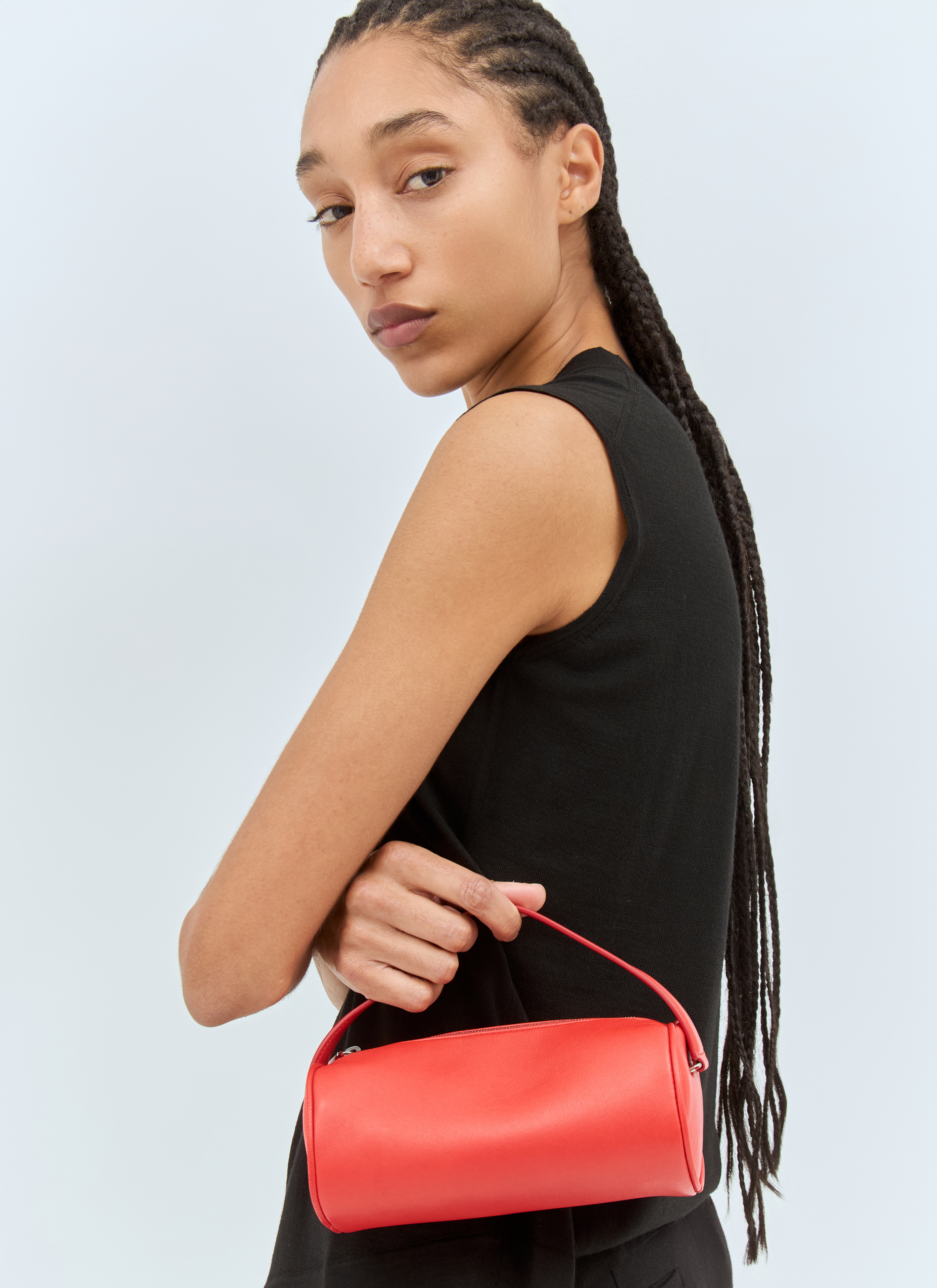 【関税/送料込】TheRow Round 90'S handbag THE ROW | Round 90's Leather Handbag | RED | Women | Lane
