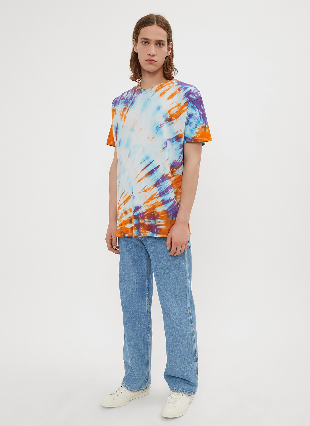 Stain Shade Mix 4 T-Shirt in Blue | LN-CC