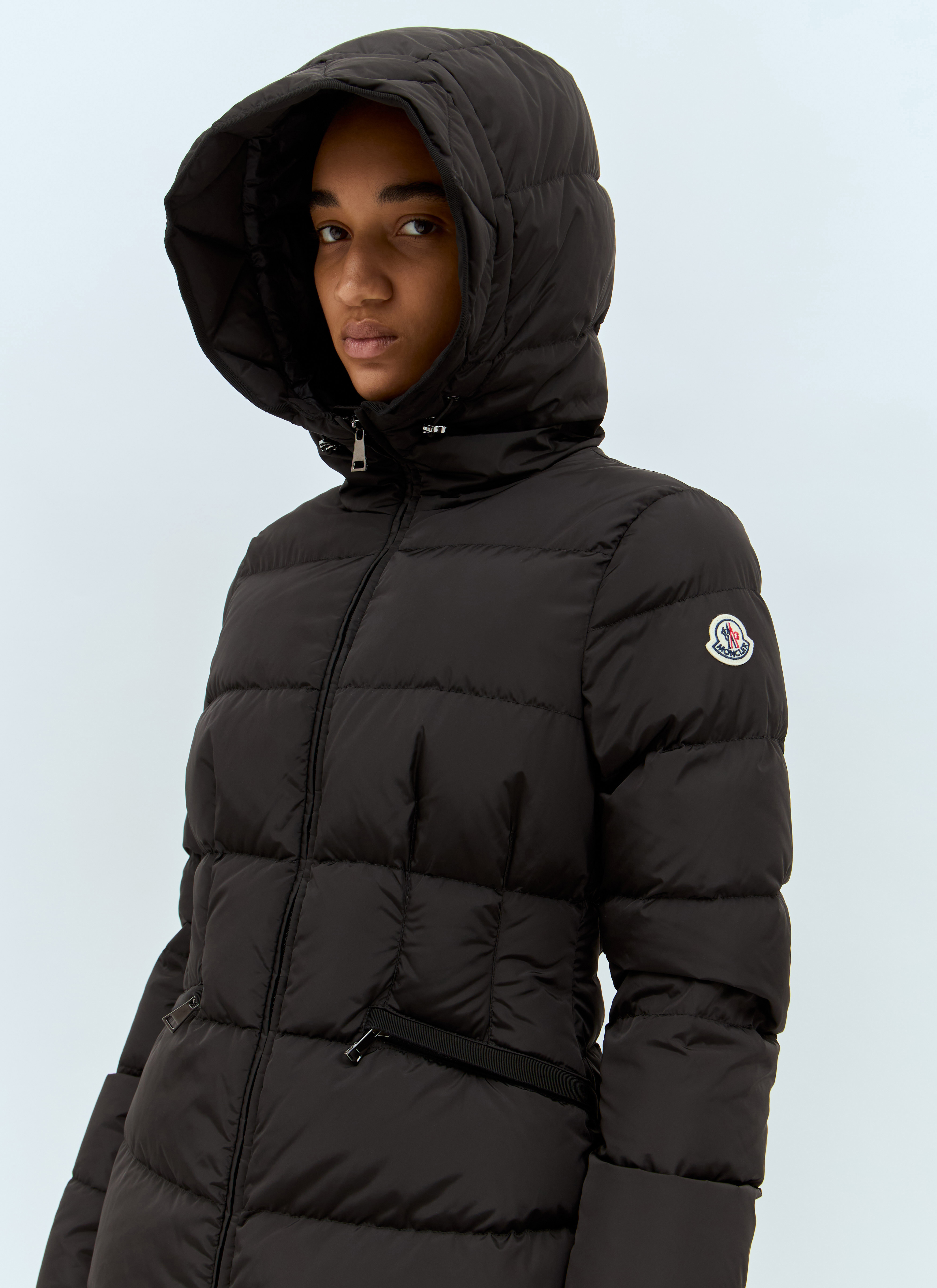 MONCLER 希少サイズ 56 イージー チノパン ネイビー ナイロン切り替え Moncler Avoce Short Down Jacket in Black für Damen | LN-CC®