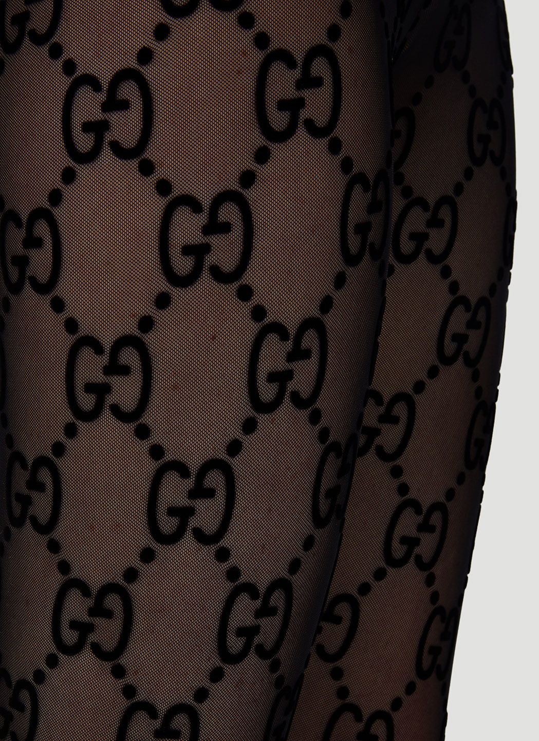 Gucci gg supreme tights - black