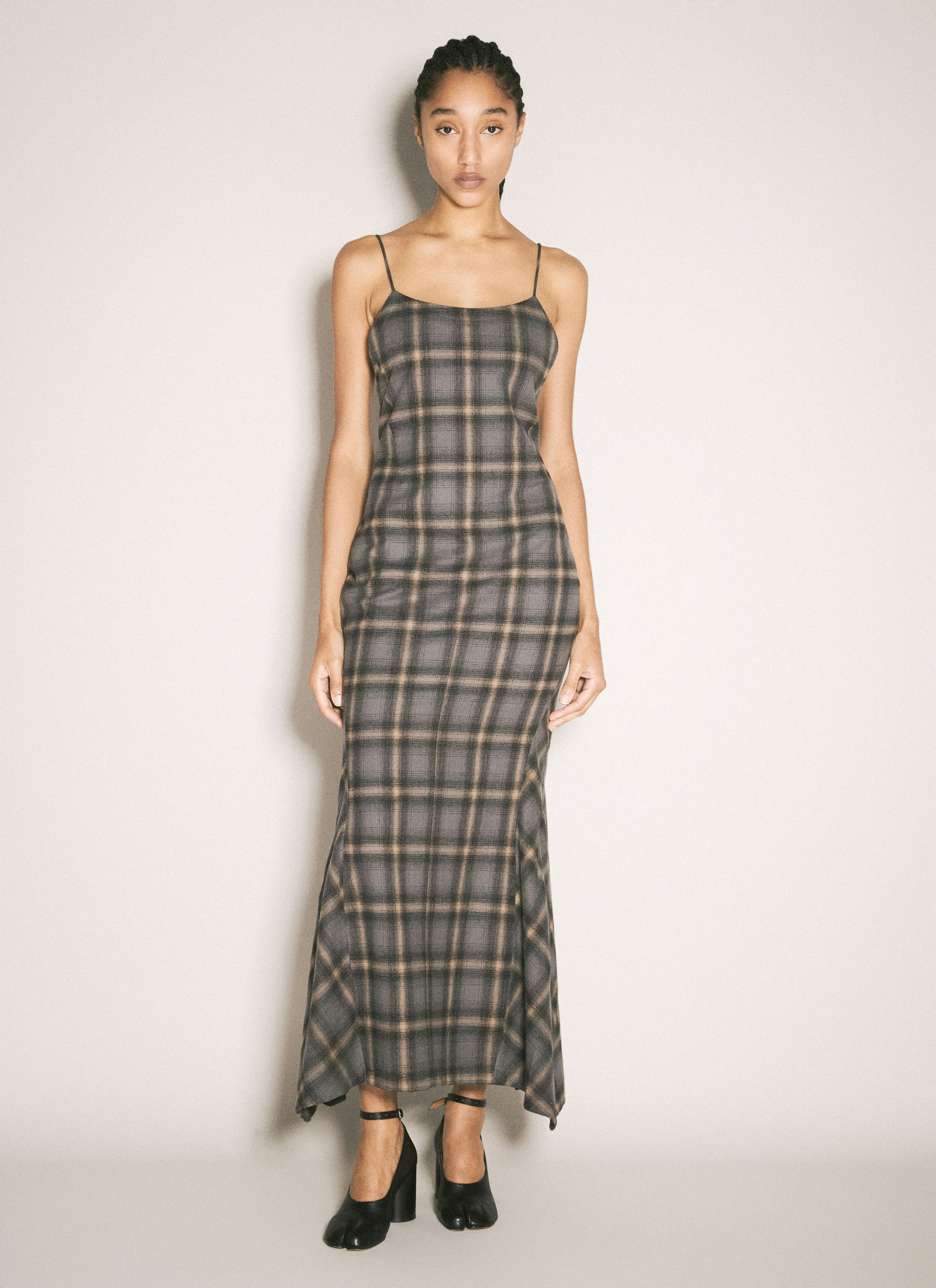 【送料&関税込】Our Legacy Naiad Dress Naiad-Dress-in-Oyster-Check-