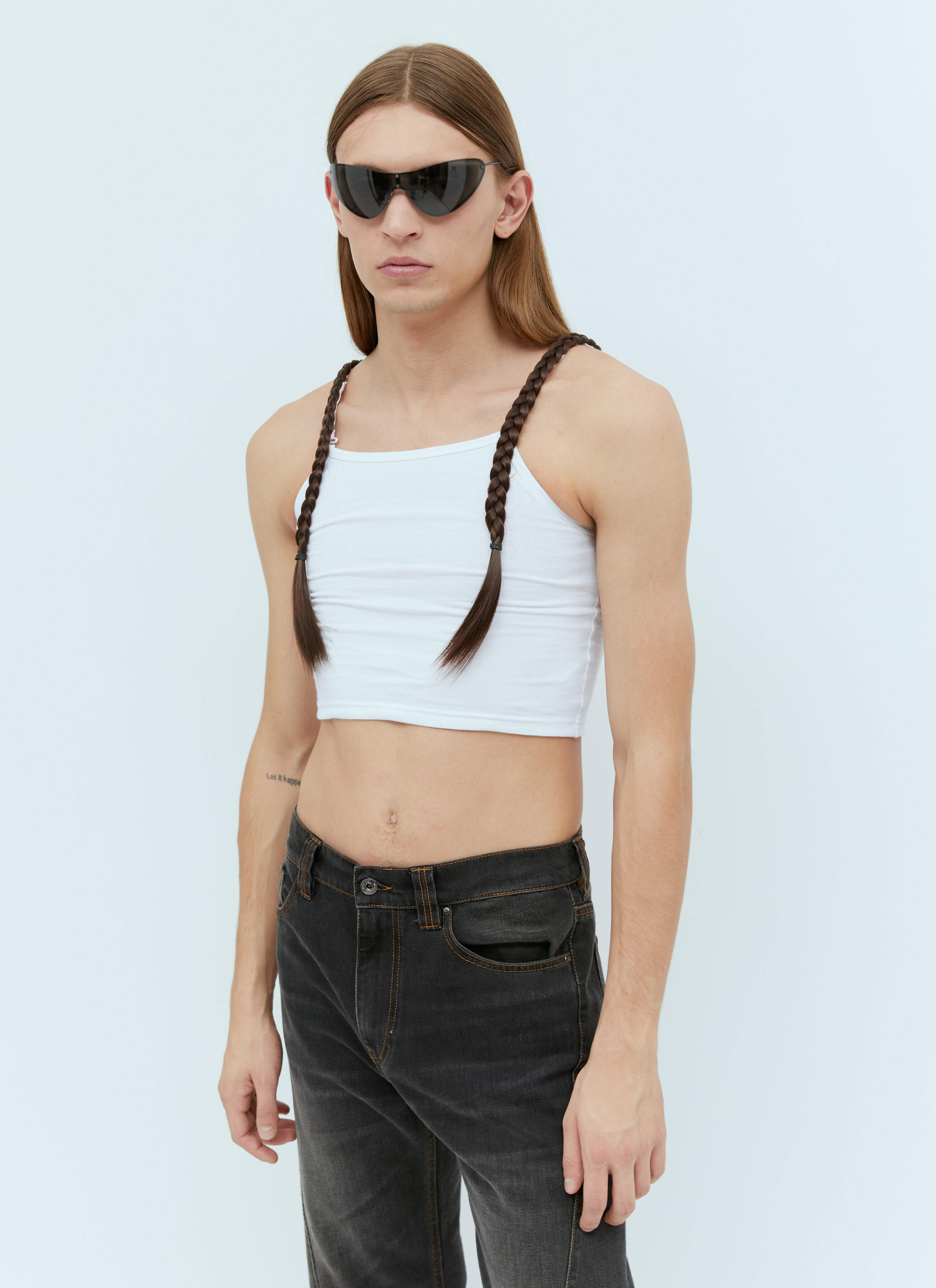 Praying Hair Tank Top en White pour femme | LN-CC®