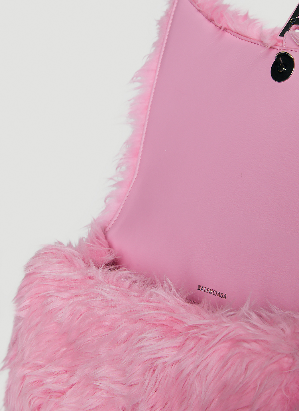 fluffy pink bag