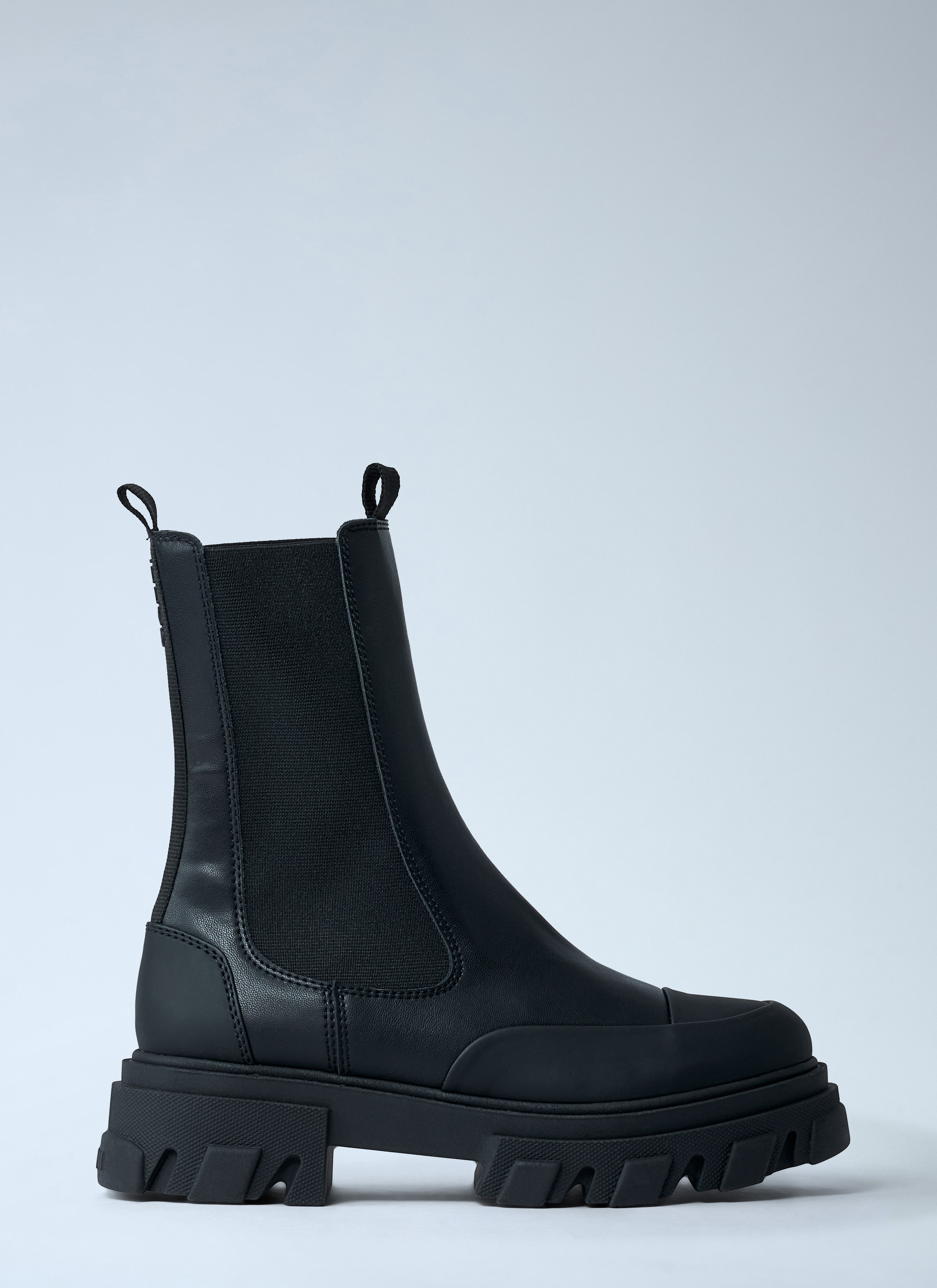 Ganni GANNI Cleated Mid Chelsea Boot