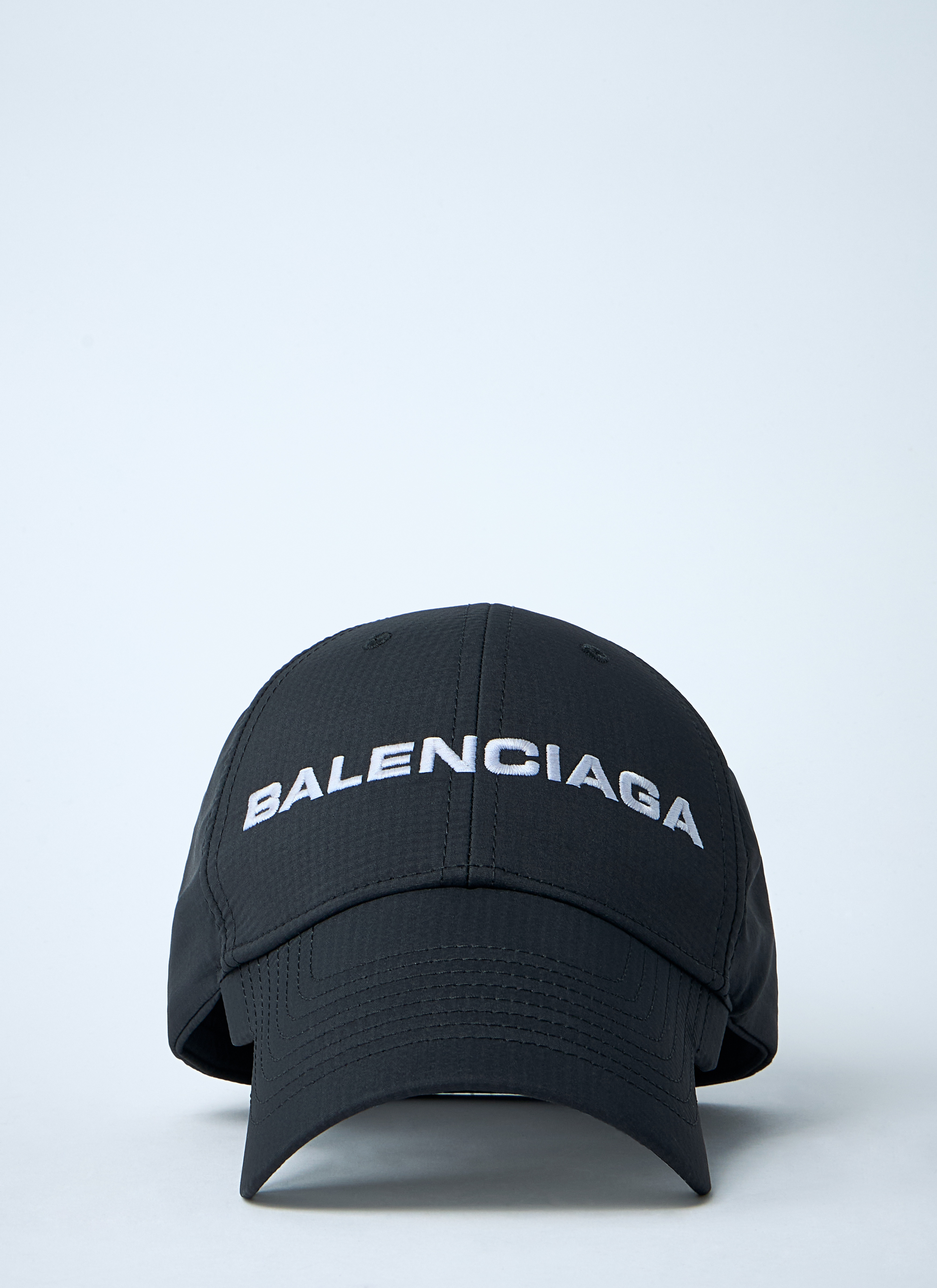 Balenciaga Men's' Logo Motif Baseball Cap in Black | LN-CC® Balenciaga Men's' Logo Motif Baseball Cap in Black | LN-CC®