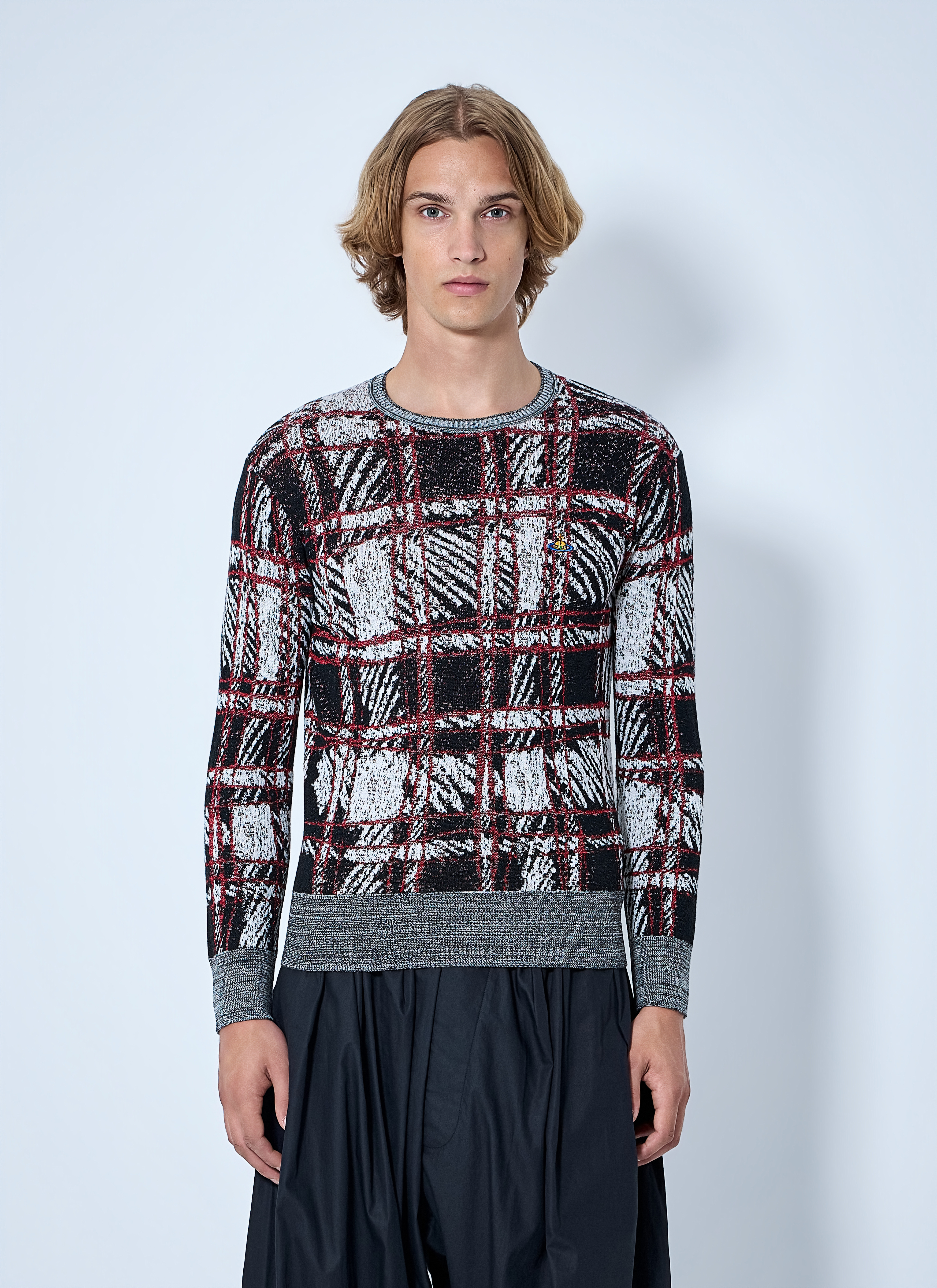 Vivienne Westwood Piqué Sweater - Man Knitwear Grey L