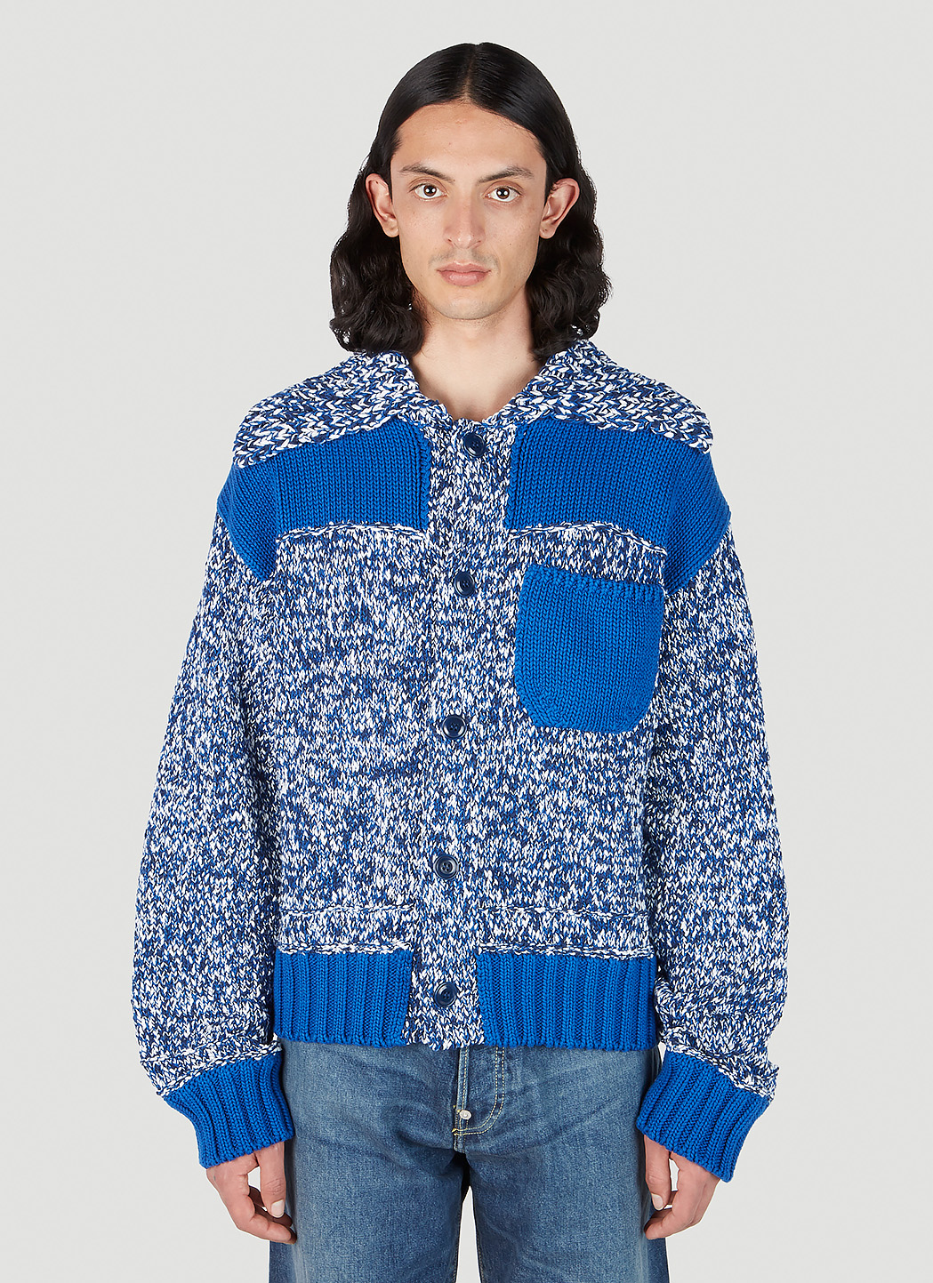 Mouliné  Button Down Cardigan