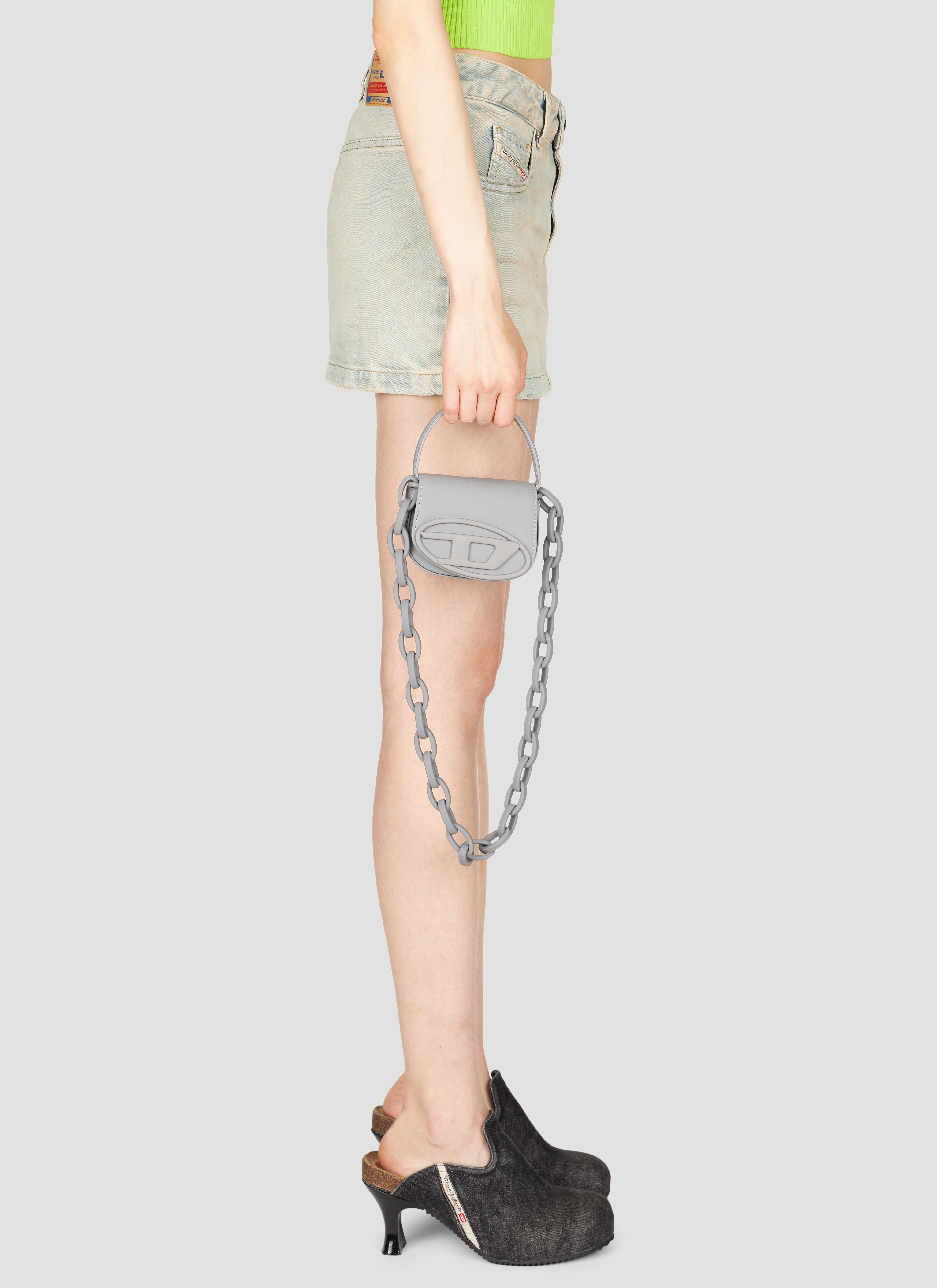 Diesel Women's' 1DR XS Shoulder Bag in Grey | LN-CC®