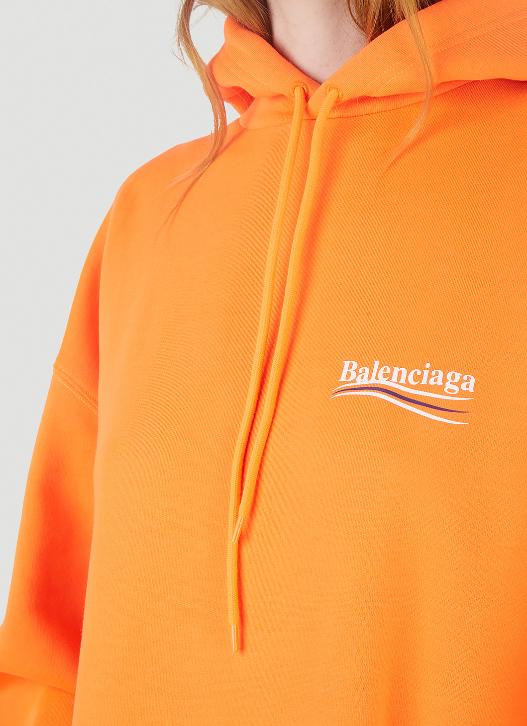 balenciaga orange hoodie