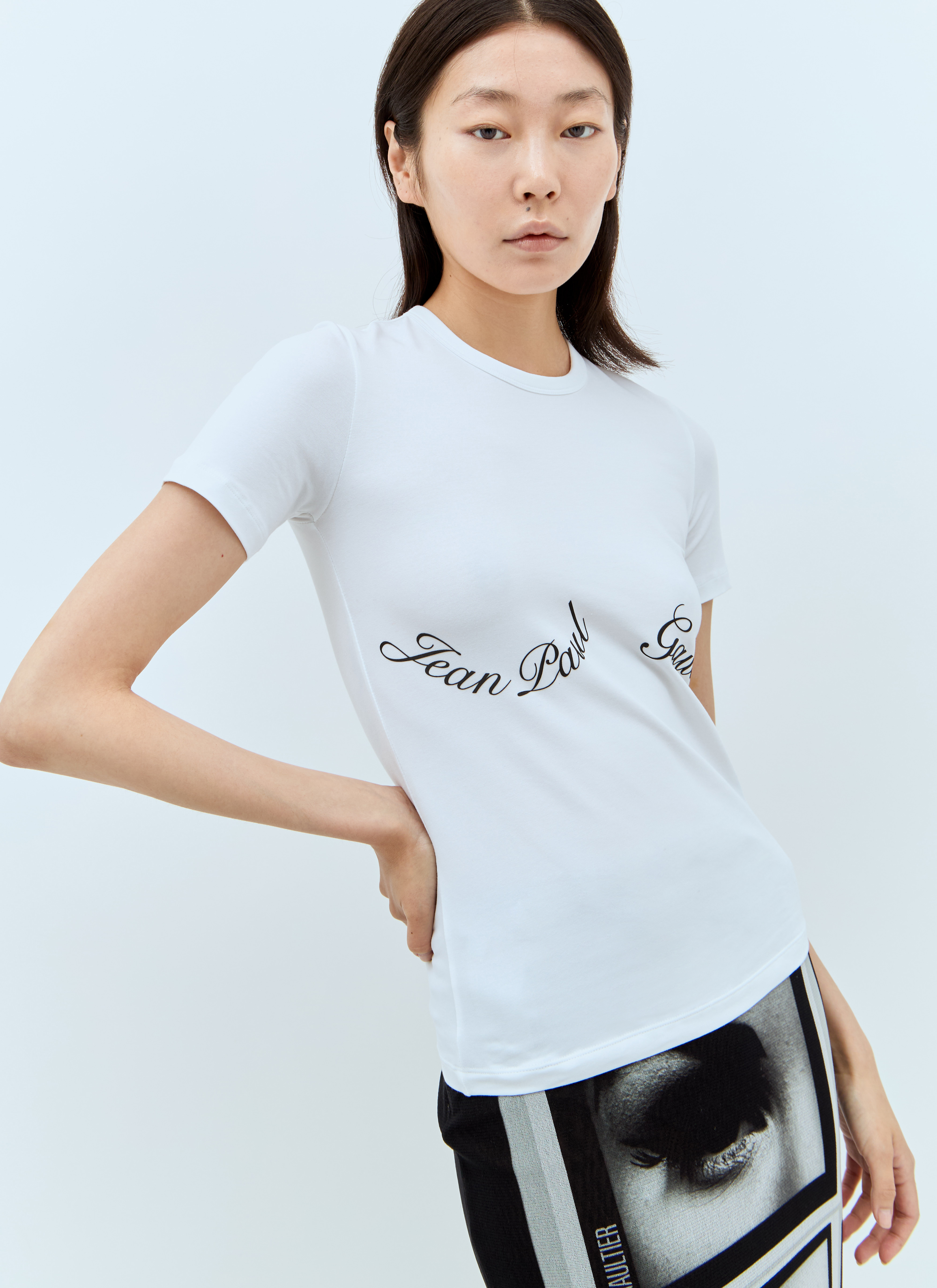 Tシャツ・カットソー JEAN PAUL GAULTIER Women Tunic Tops TO198J559015900 WHITE Jean Paul Gaultier - Jean Paul Gaultier | The White Jean