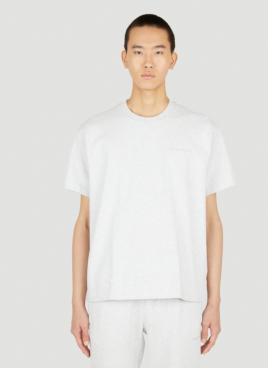 ADIDAS SPORTSWEAR Cotton Logo T-Shirt in Sand Strata | Smart Closet