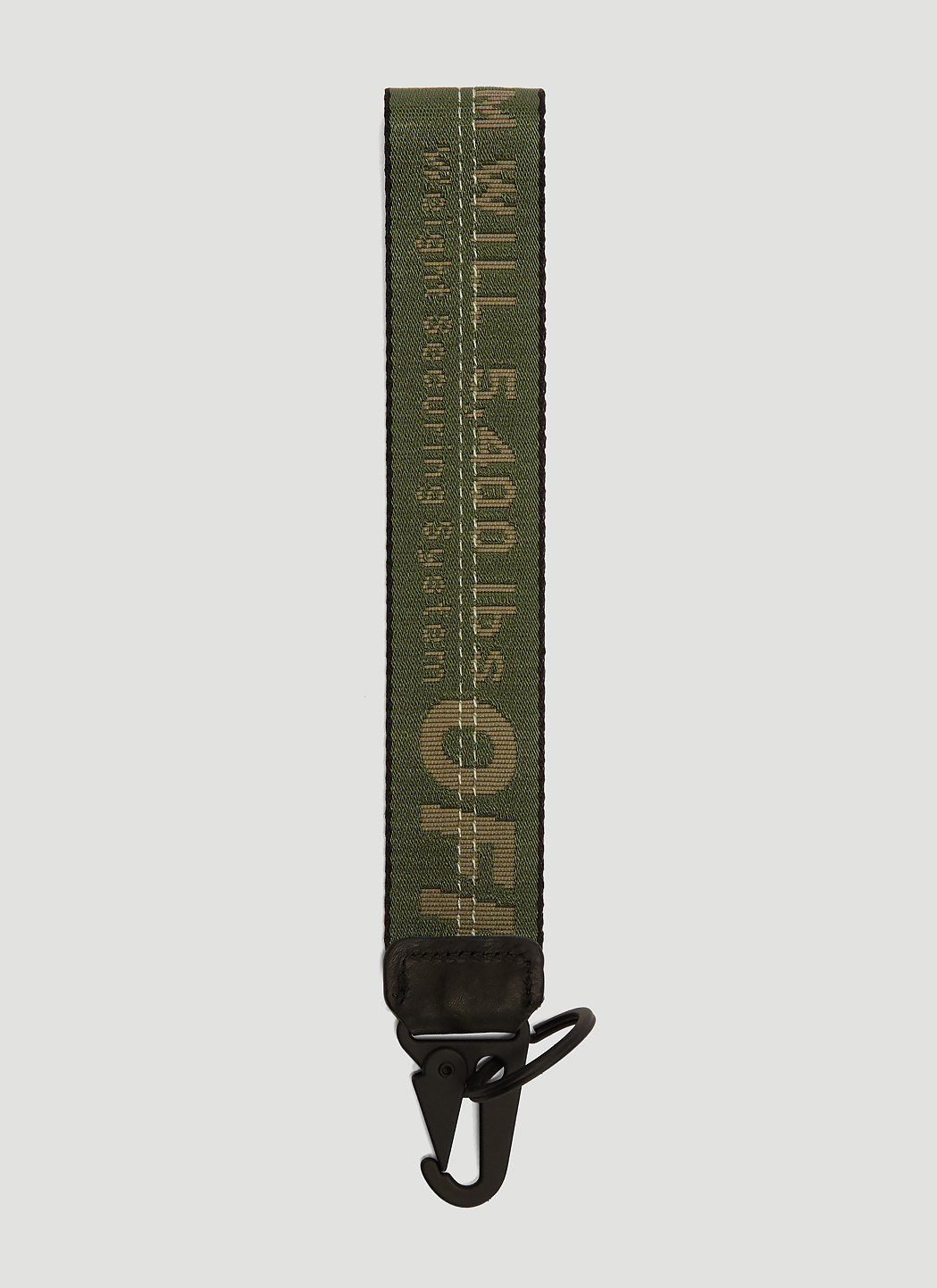 OffWhite Industrial Keychain in Green LNCC