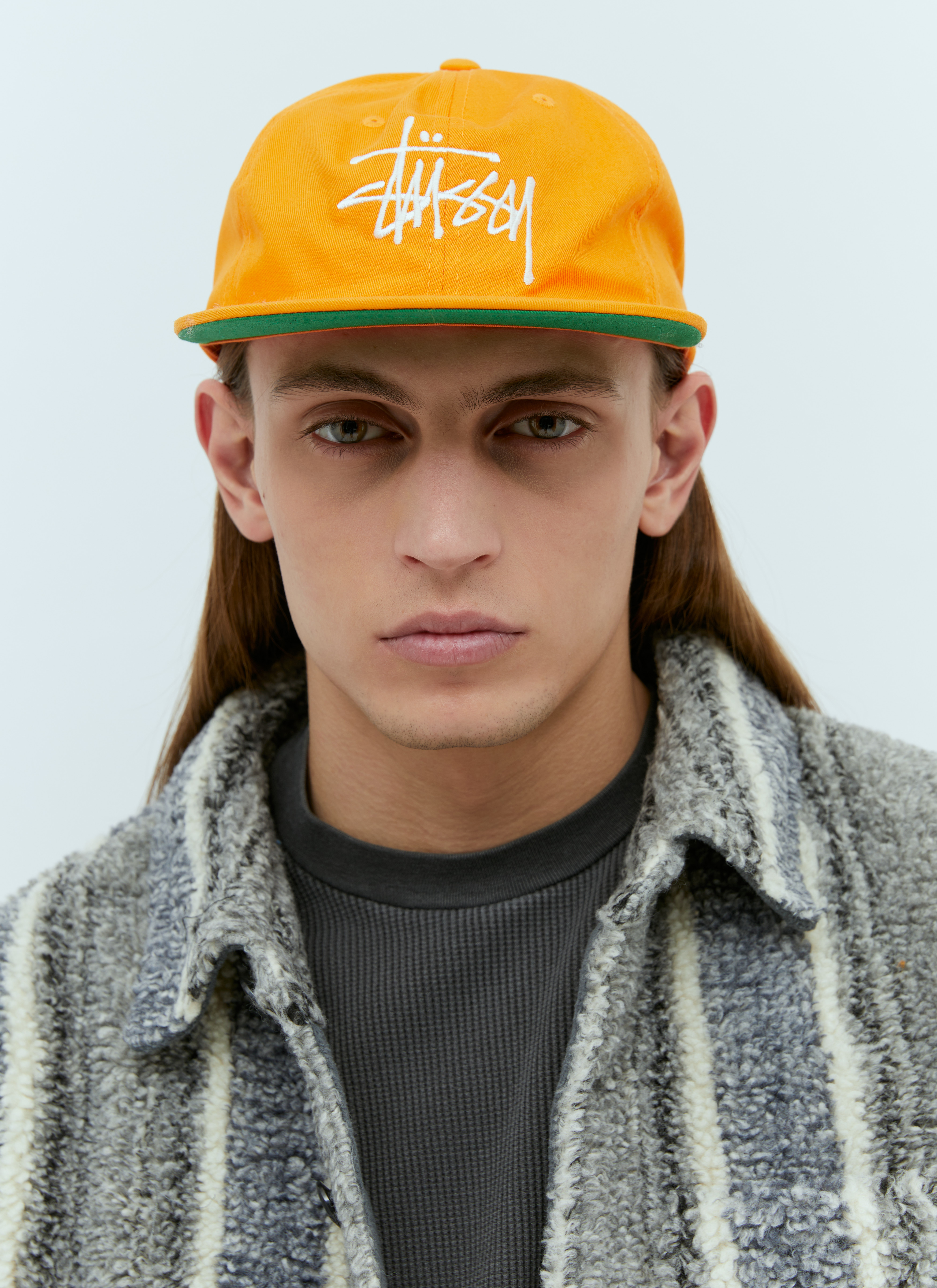 Stüssy Men's' Basic Strapback Baseball Cap in Orange | LN-CC®