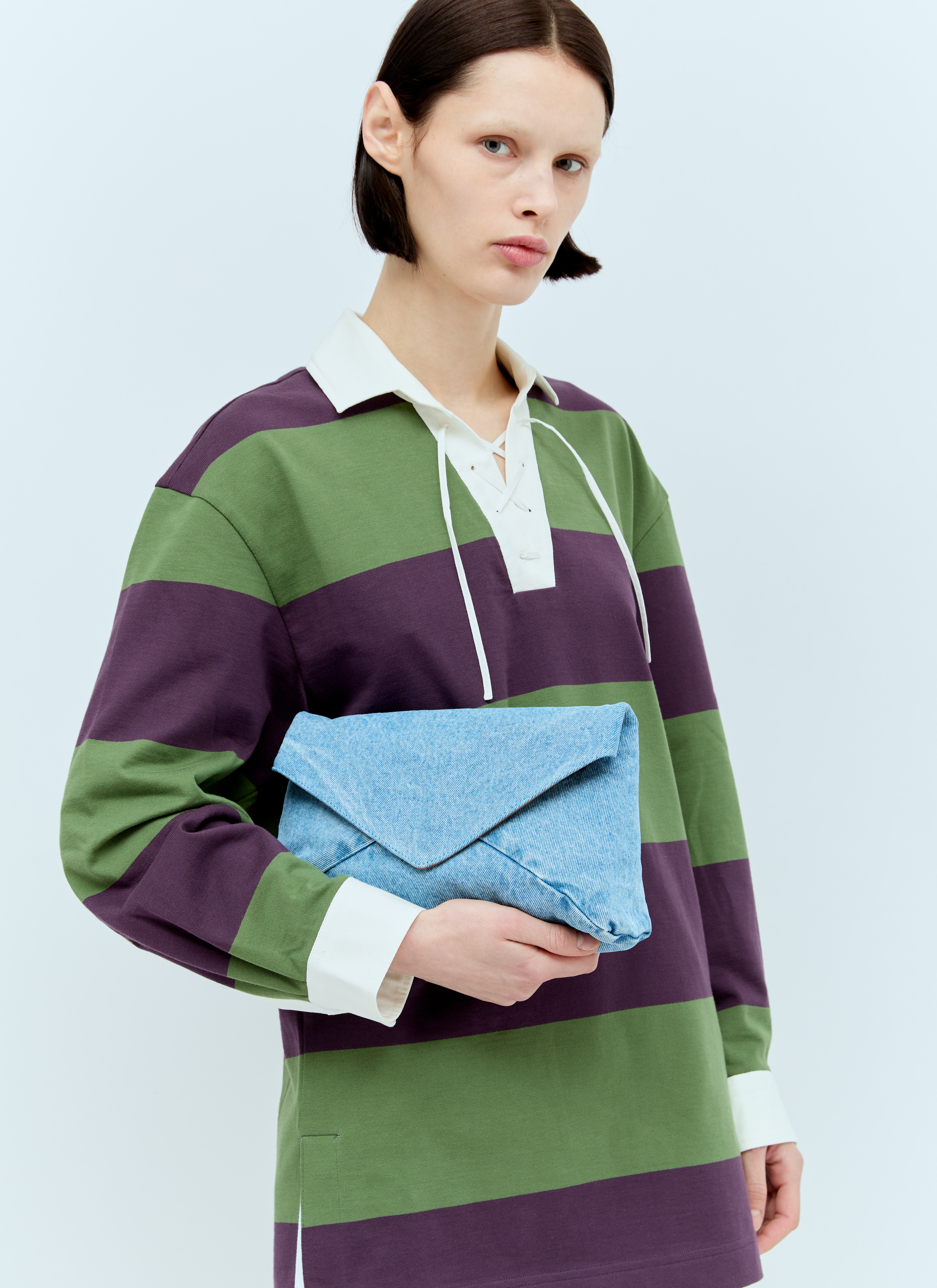 Dries Van Noten Women's' Denim Clutch in Blue | LN-CC®