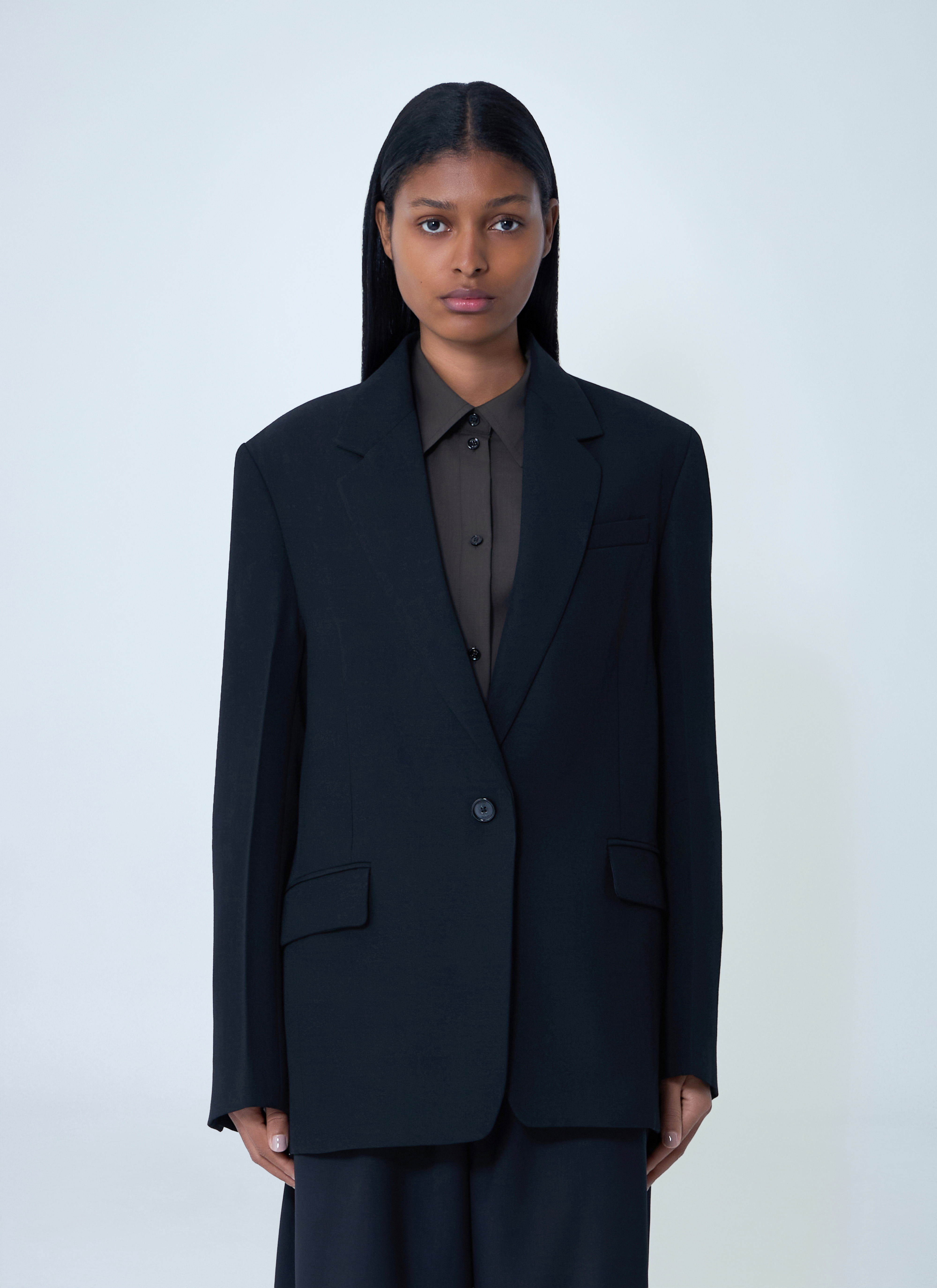Toteme Donna Nero Tailored Blazer - Woman Blazers Fr - 38