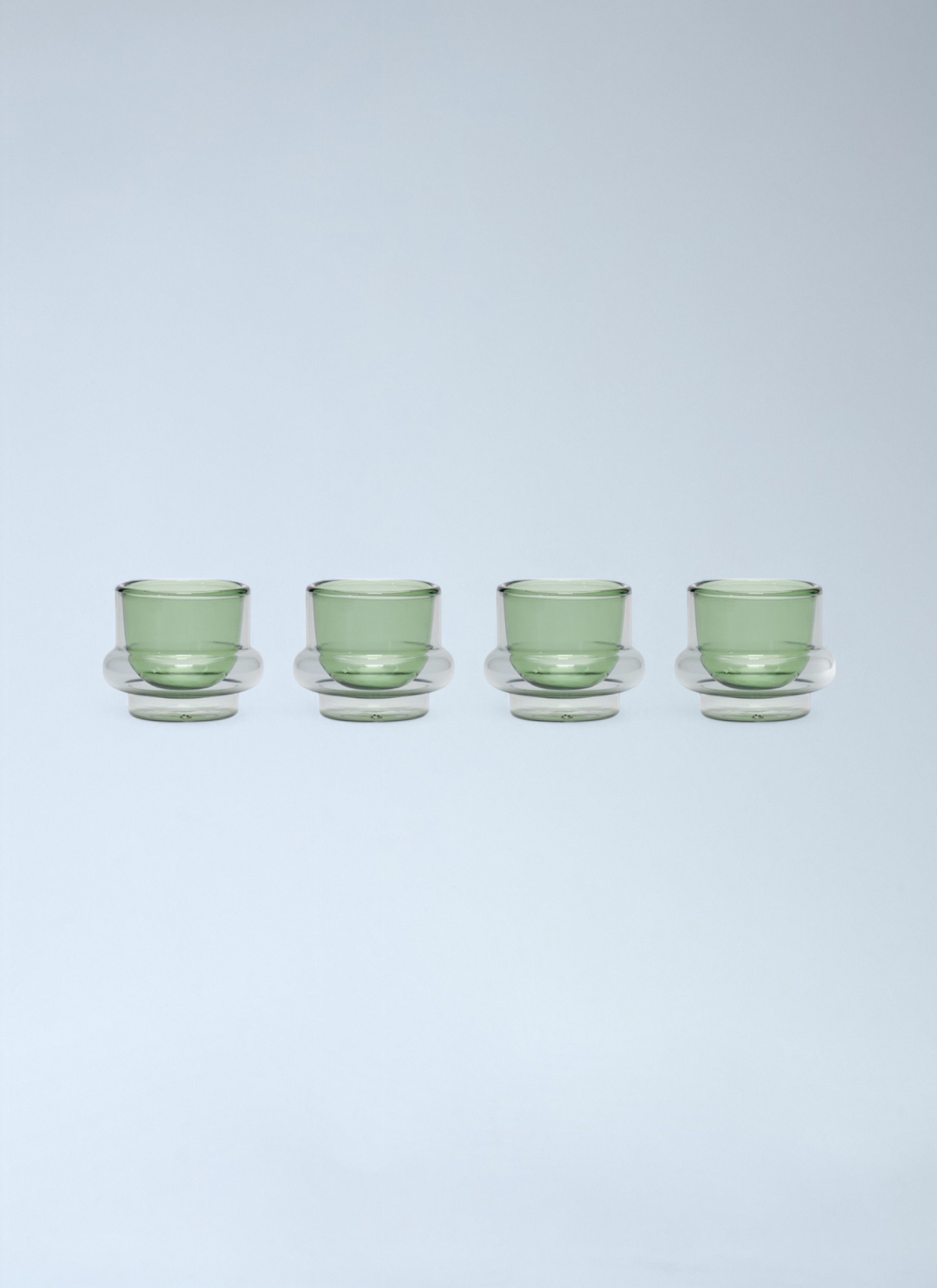 Tom Dixon Unisex Grey Set Of Four Bump Espresso Cups - Tea & Coffee One Size