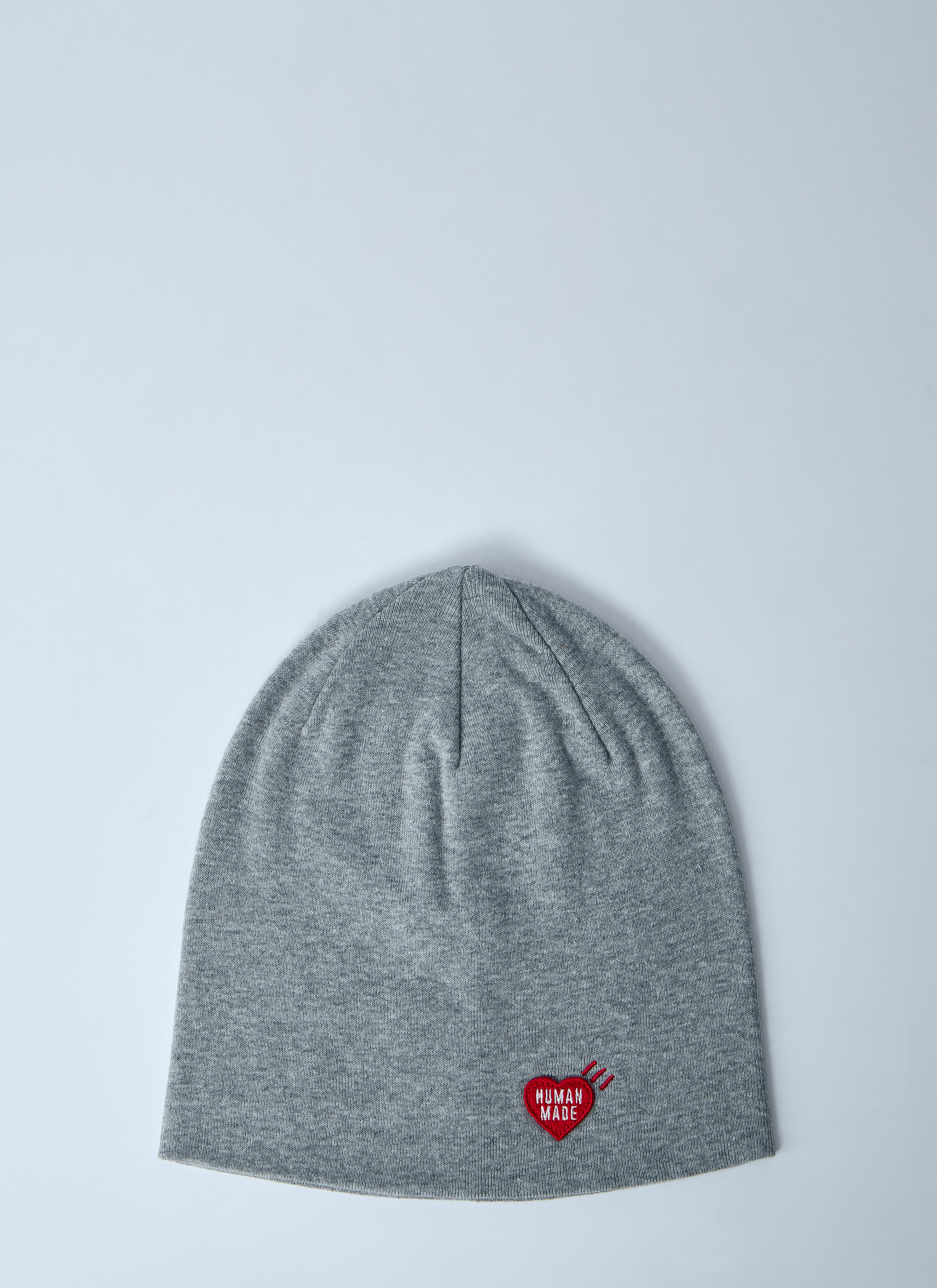 HUMAN MADE Men's' Logo Motif Beanie Hat in Grey | LN-CC®