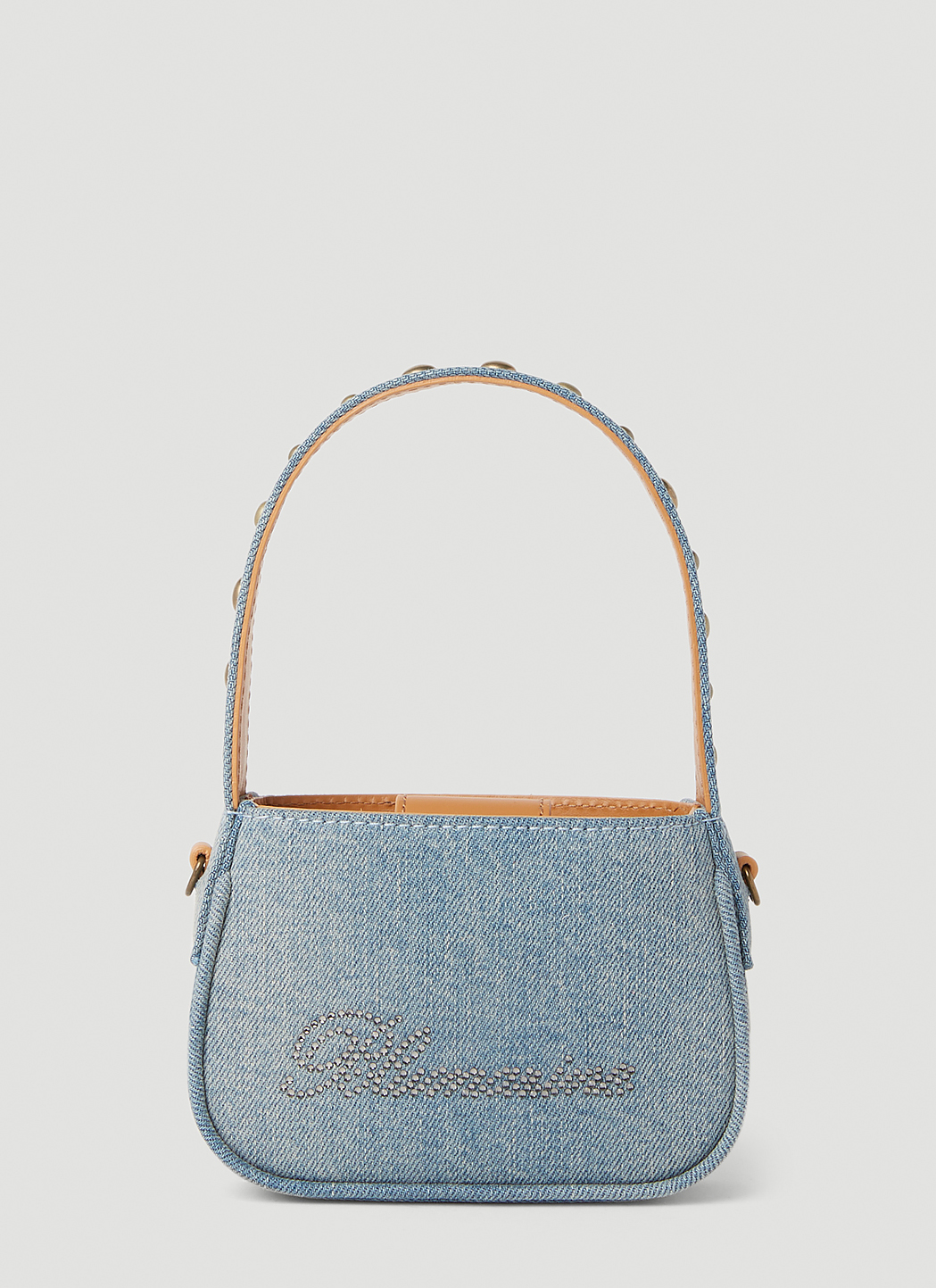 Logo Embellished Shoulder Bag
