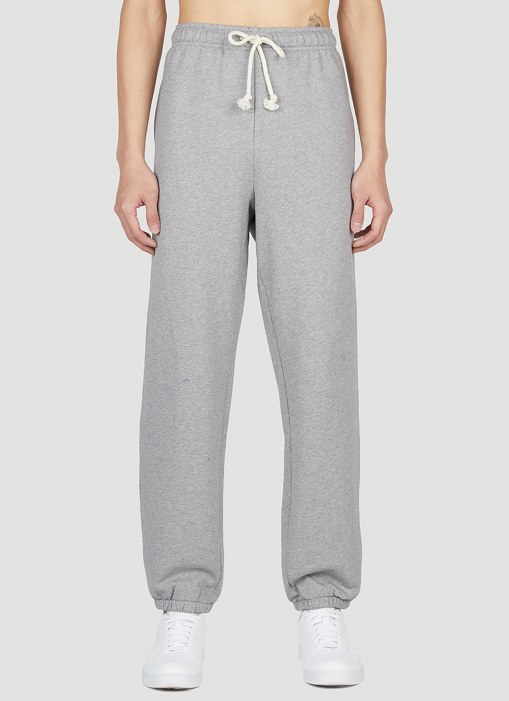 Acne Studios Face Patch Sweatpants in Grey LN-CC