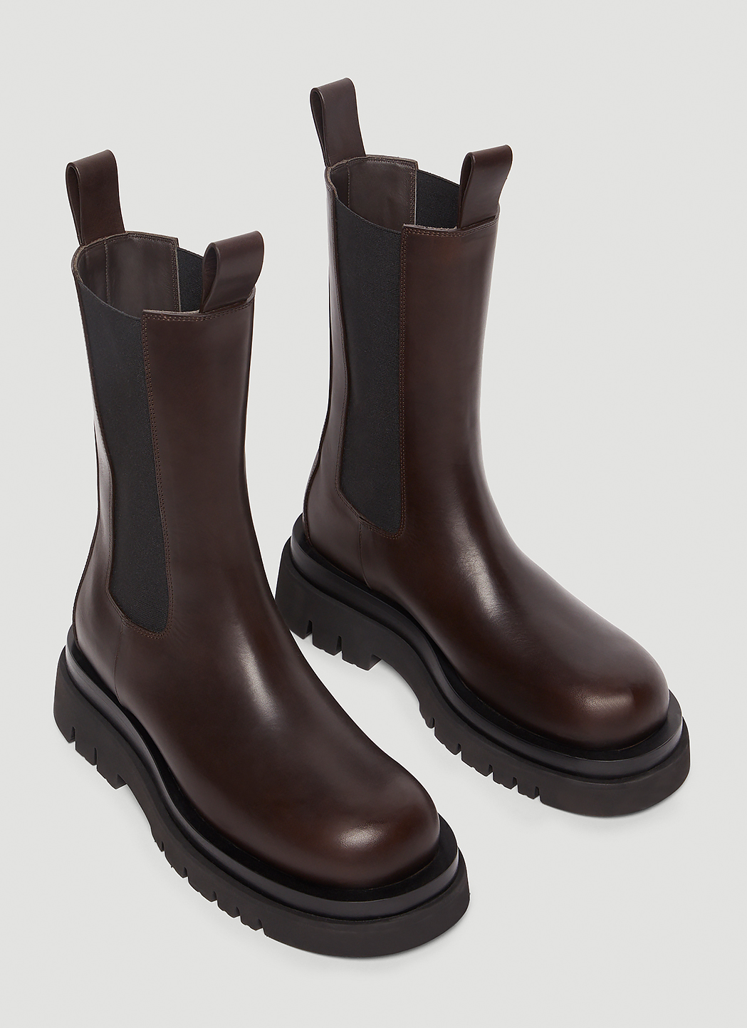 Bottega Women's Lug Boots in Brown LNCC