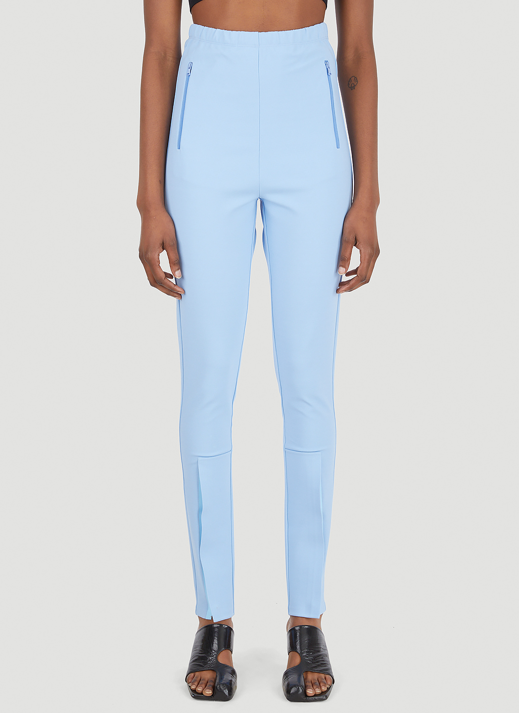 WARDROBE.NYC Front Zip Leggings