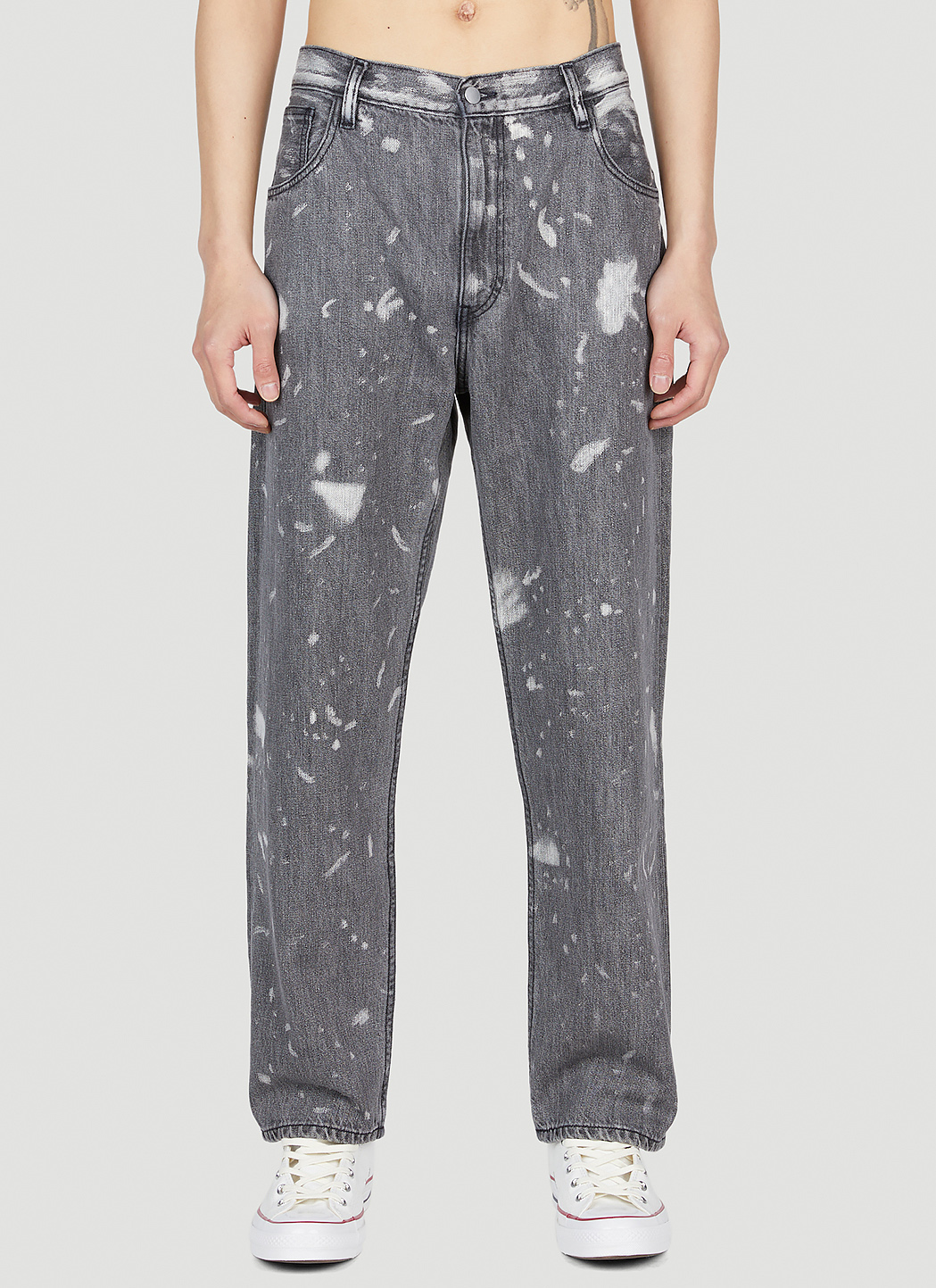 Bleached Relaxed Jeans