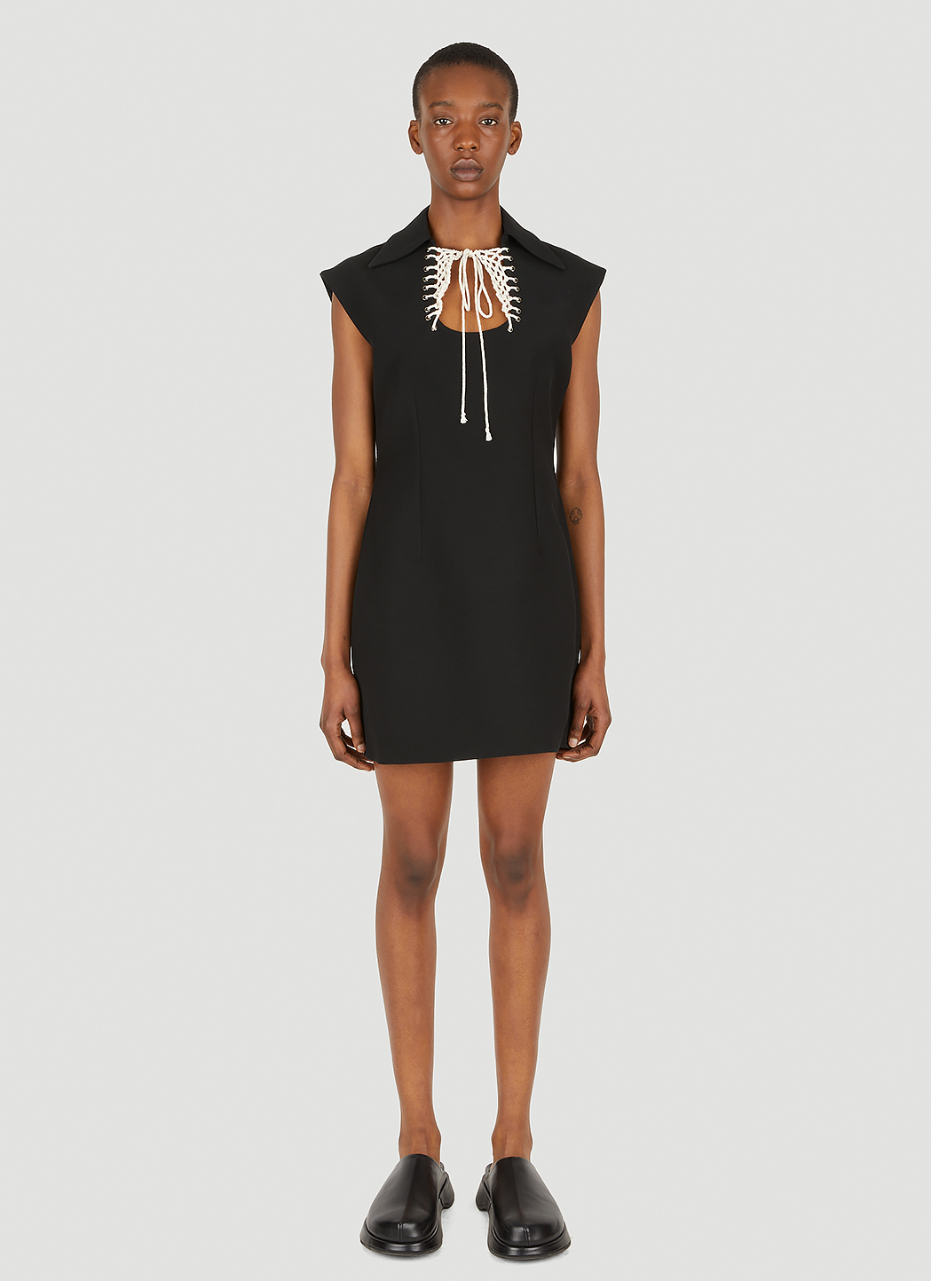 Macramé Mini Dress
