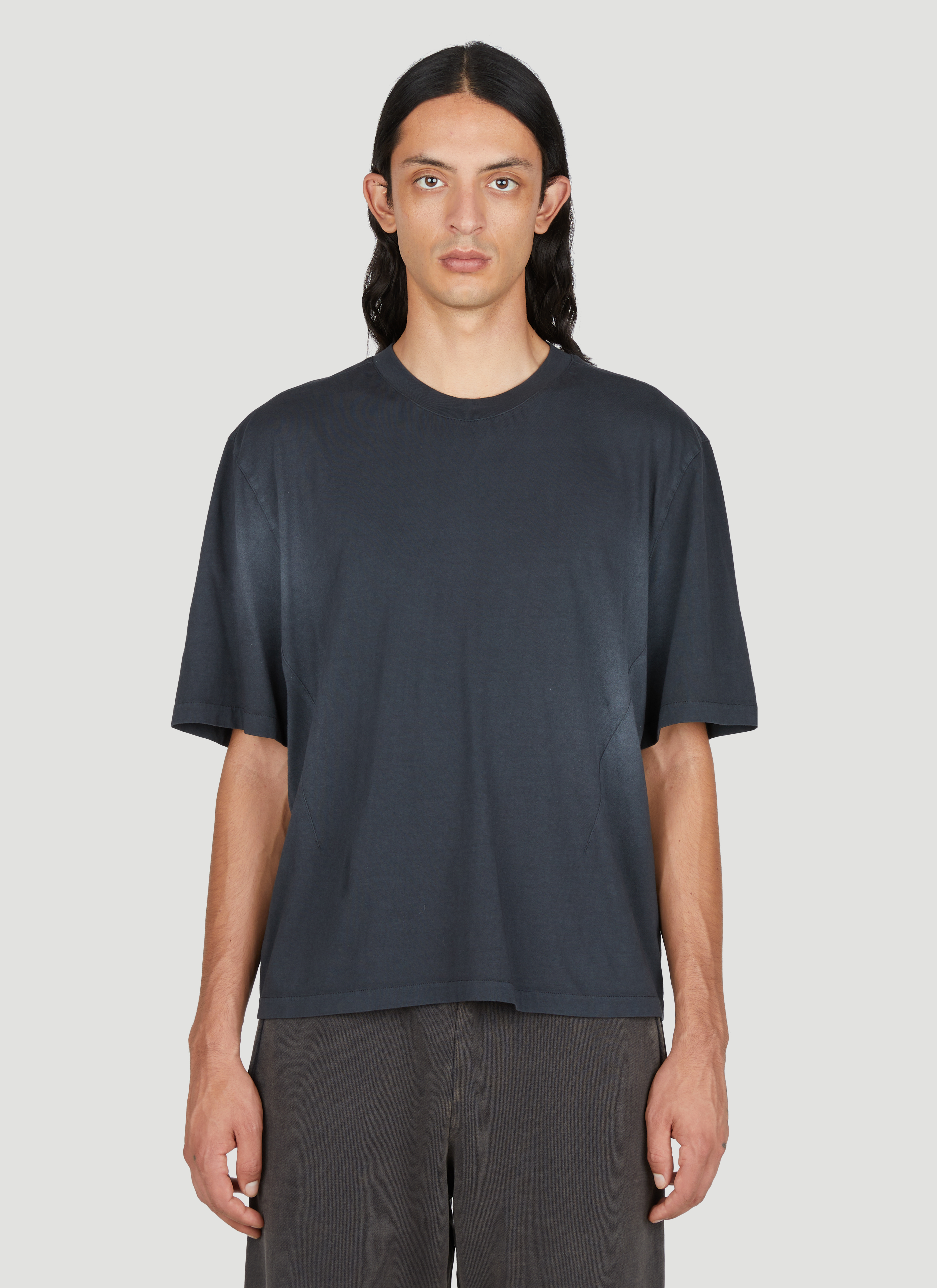 【関税込】entire studios Dart Short Sleeve T-Shirt Entire Studios Men's' Dart Short Sleeve T-Shirt in Black