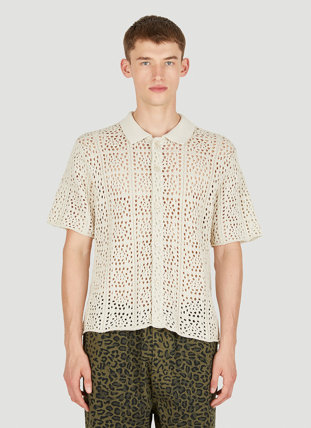 stussy CROCHET SHIRT