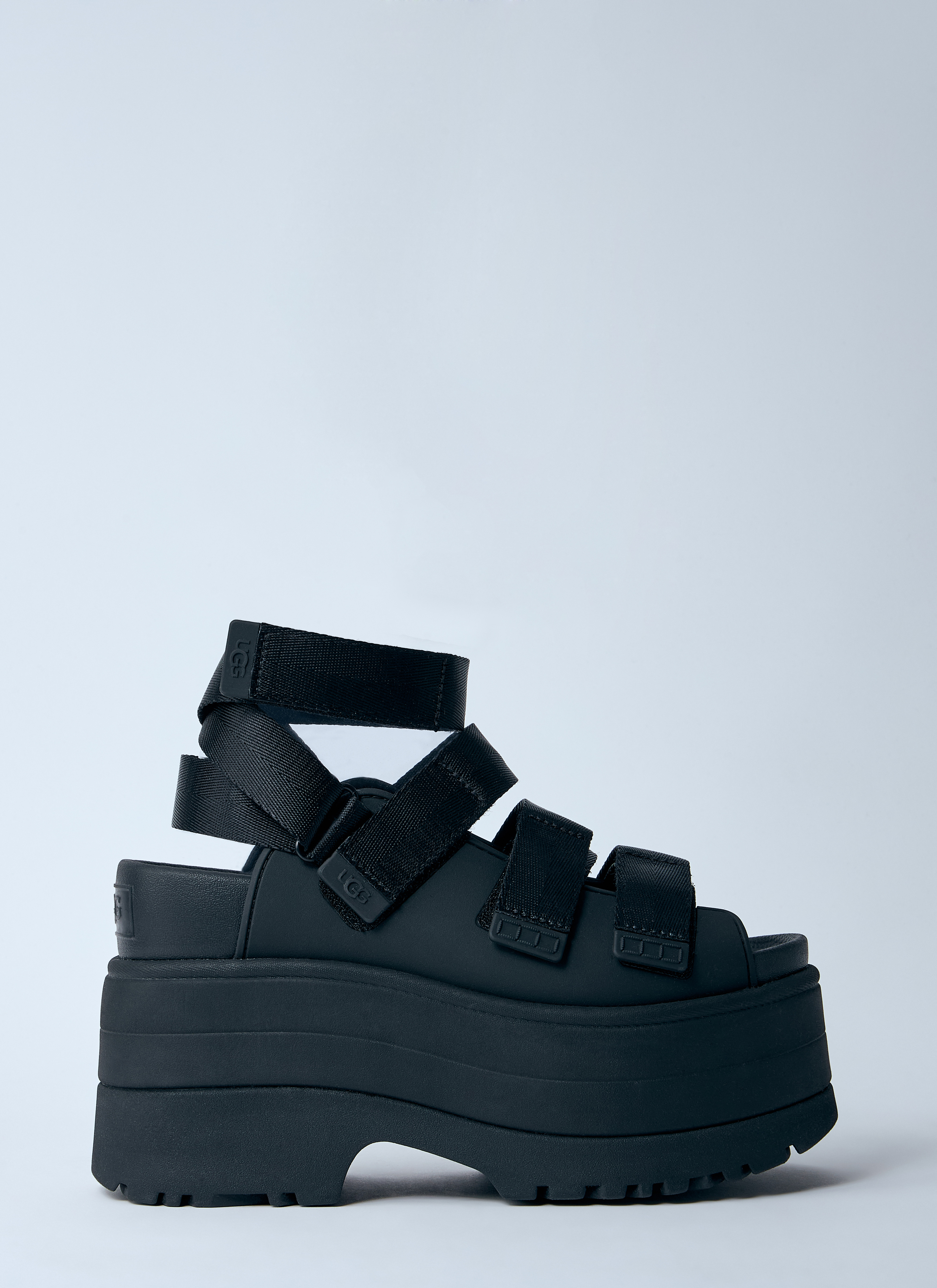 UGG Women's' GoldenRise Platform Sandals in Black | LN-CC®