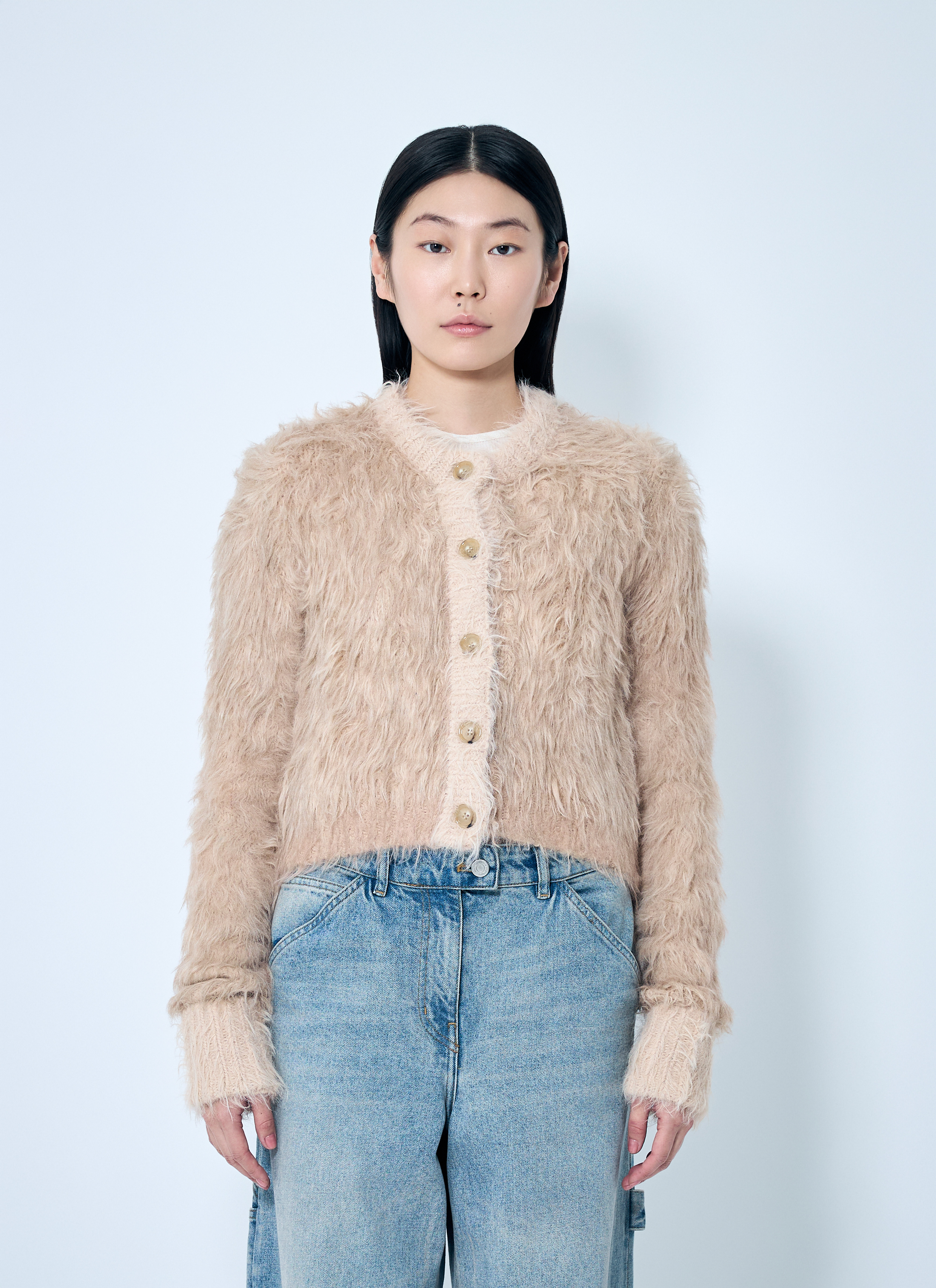 Acne Studios Textured Cardigan in Beige für Damen | LN-CC®