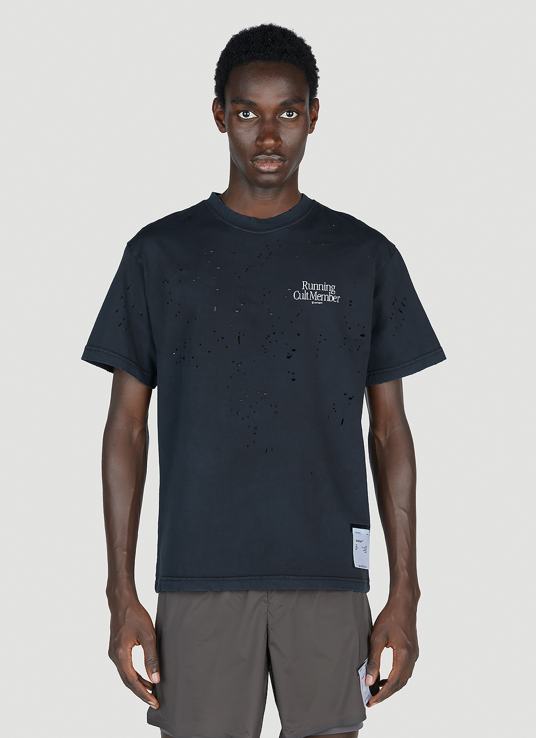 Satisfy MothTech ブラック半袖 XL04 MothTech™ T-Shirt – SATISFY