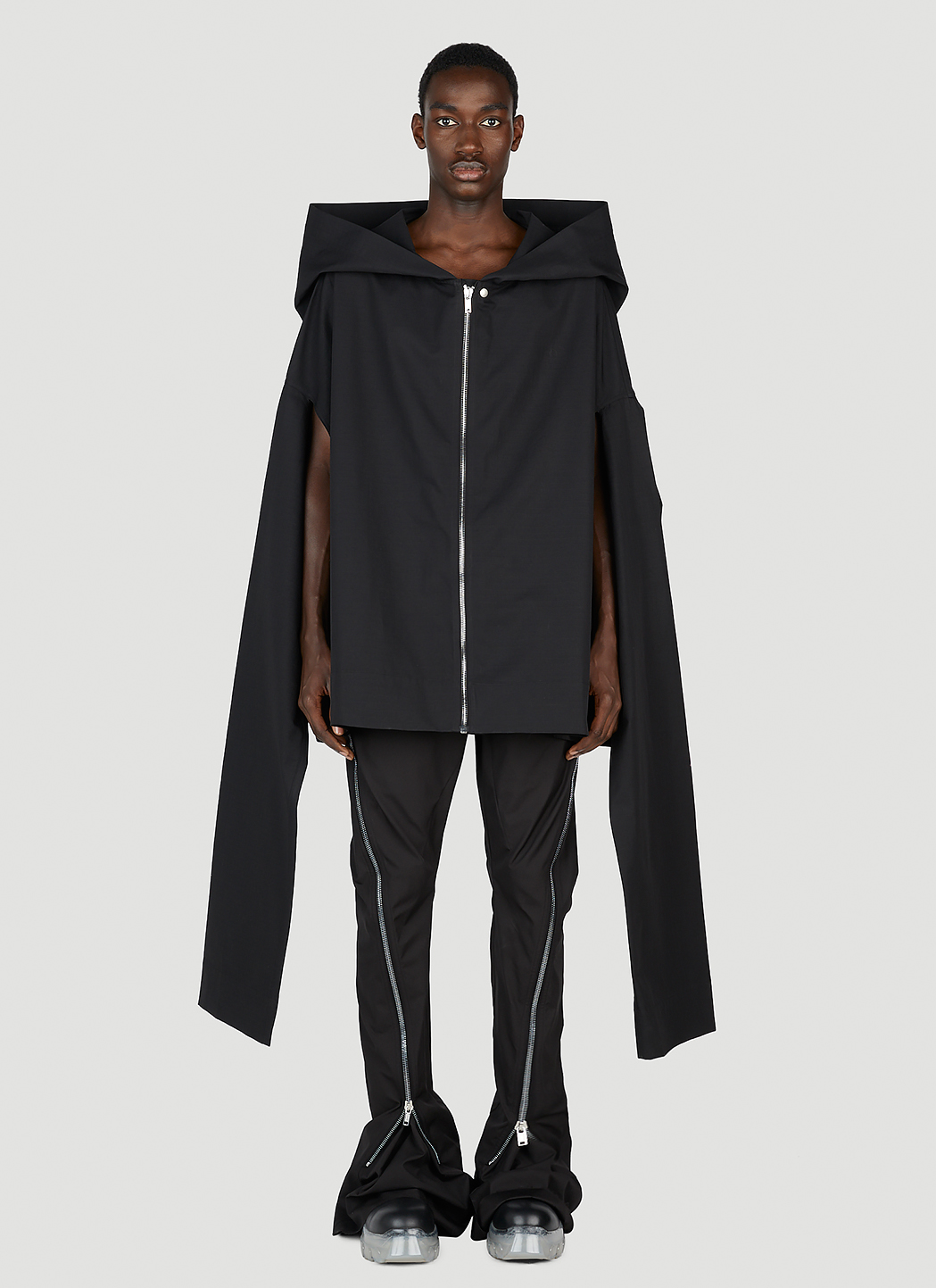 Hooded Cape Jacket