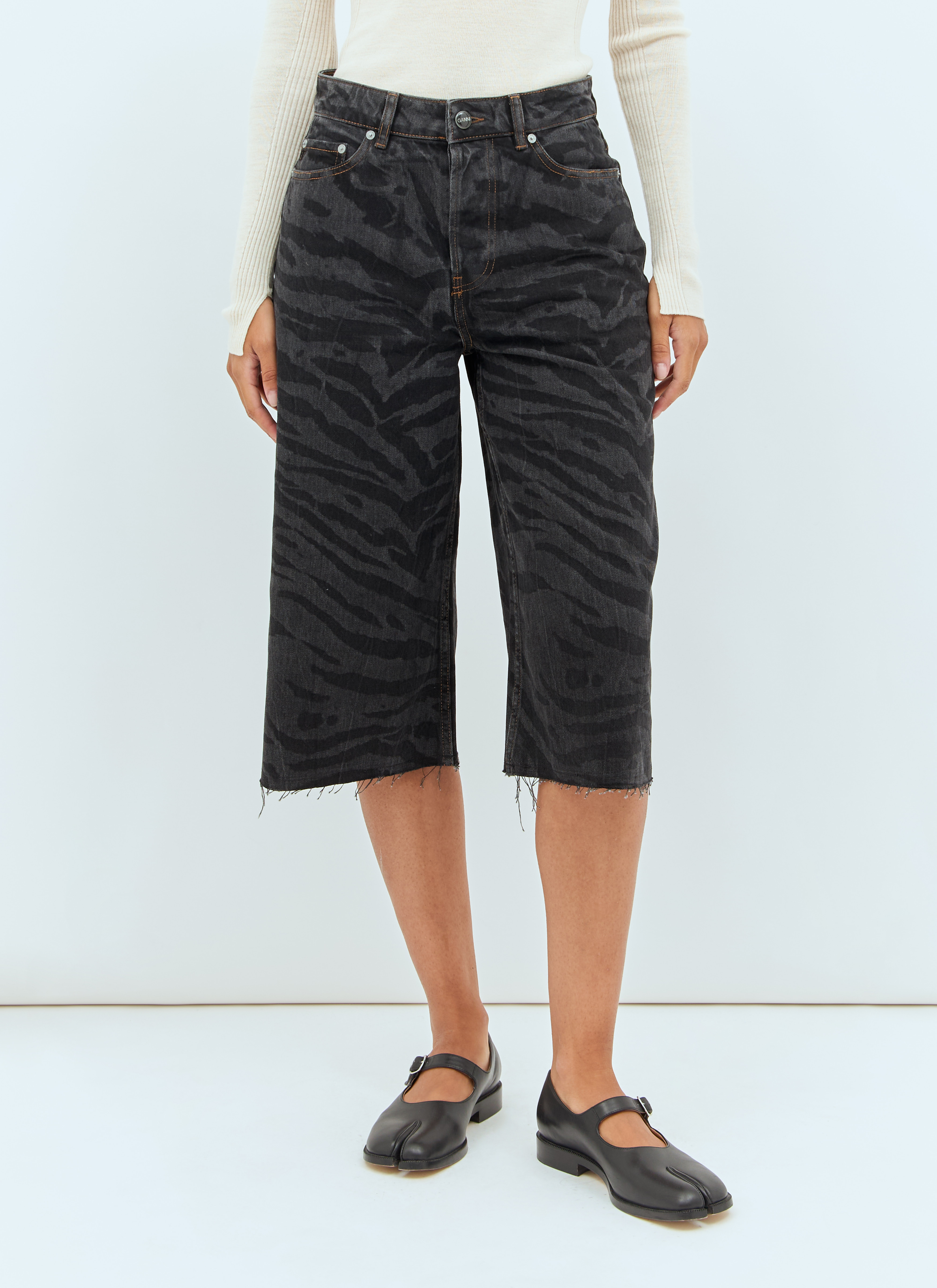 Ganni ラムレザー　ショーツ　ハーフパンツ GANNI（ガニー）ショートパンツ・キュロット - FARFETCH