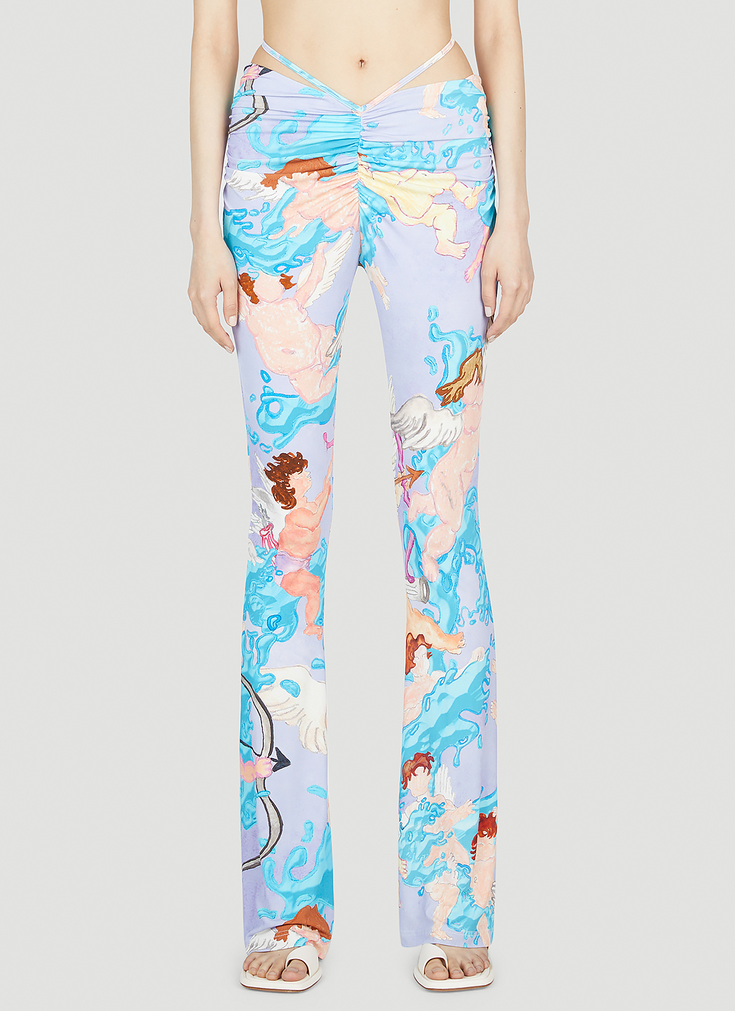 Wrapped Printed Leggings