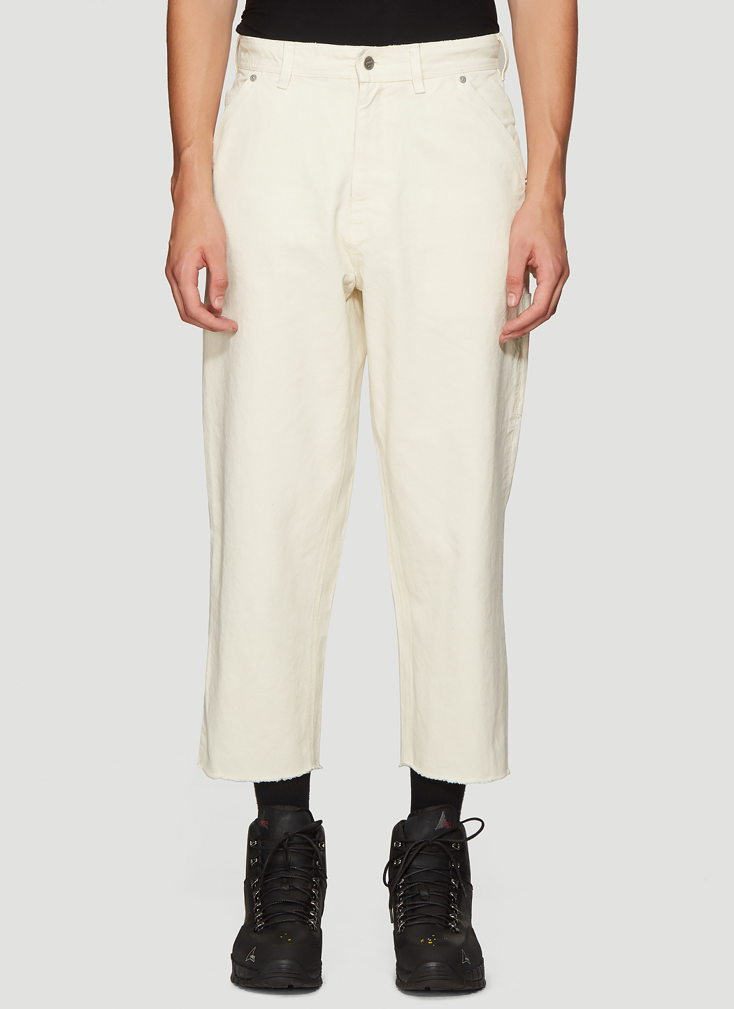 Vyner Articles Carpenter Pants in Beige | LN-CC