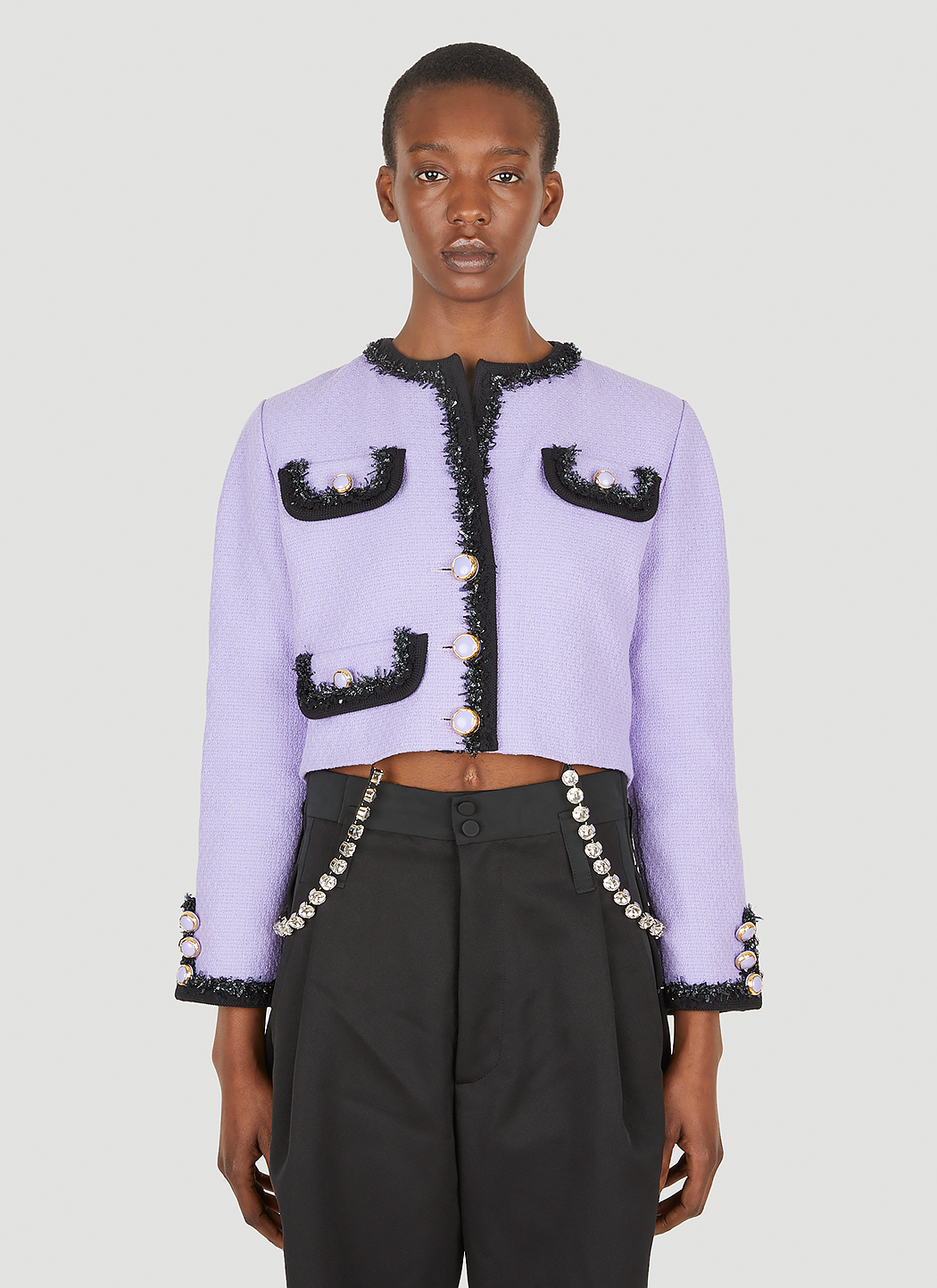 Knotted Tweed Jacket