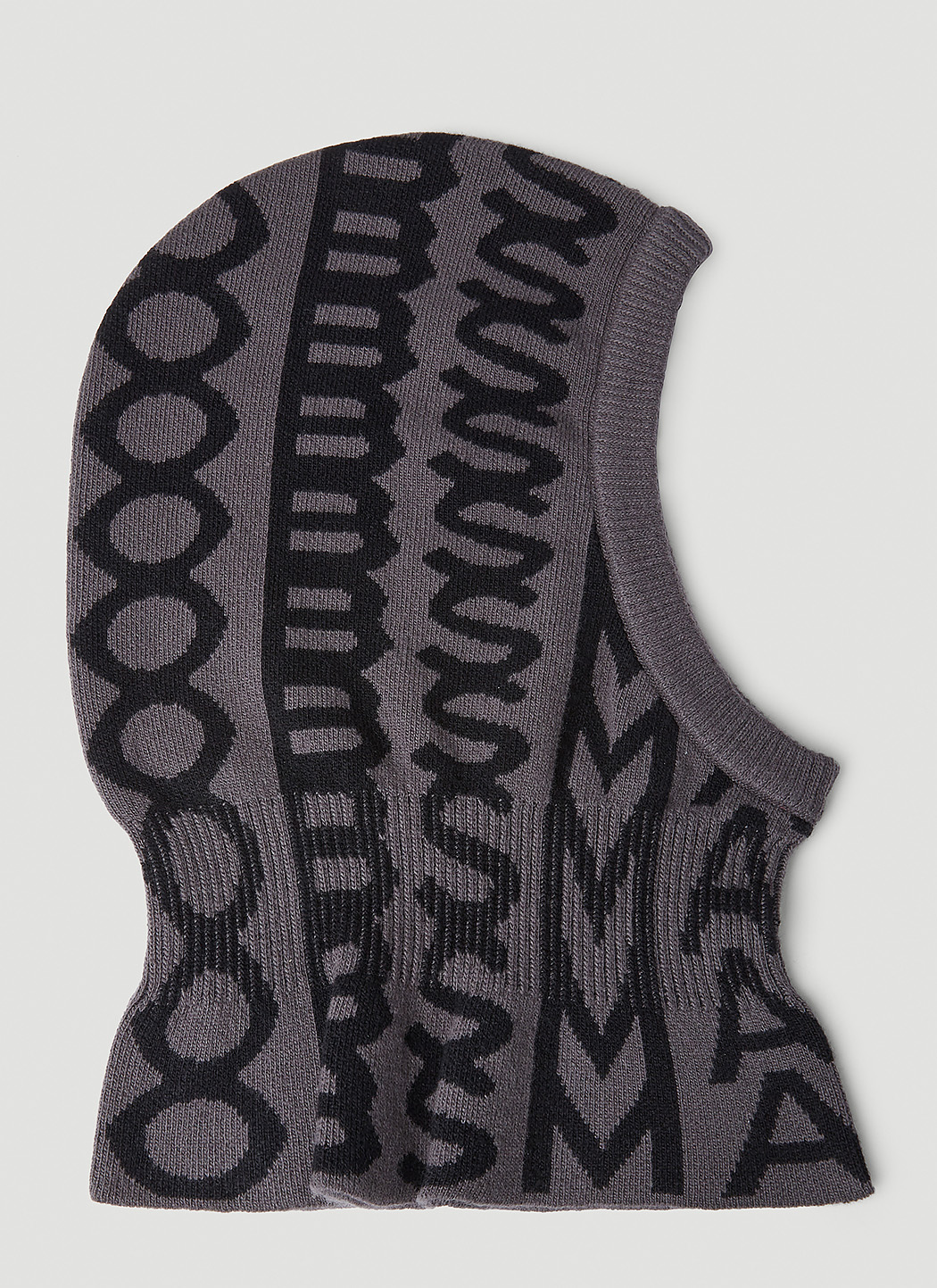 Monogram Intarsia Balaclava
