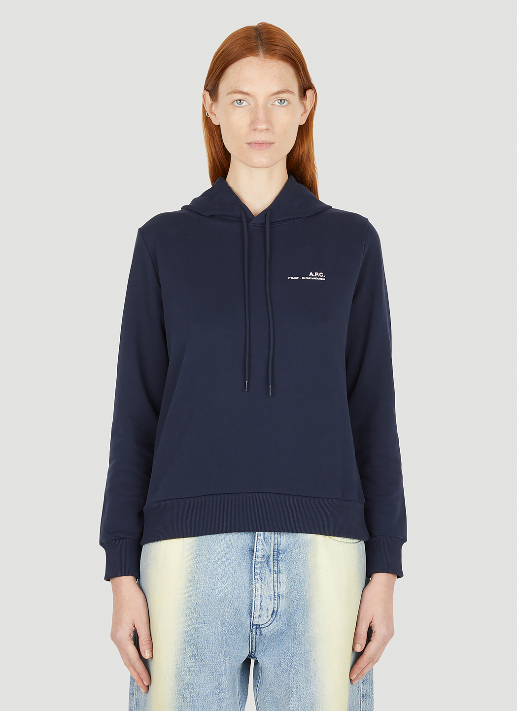 Logo Print Hooded Sweatshirt