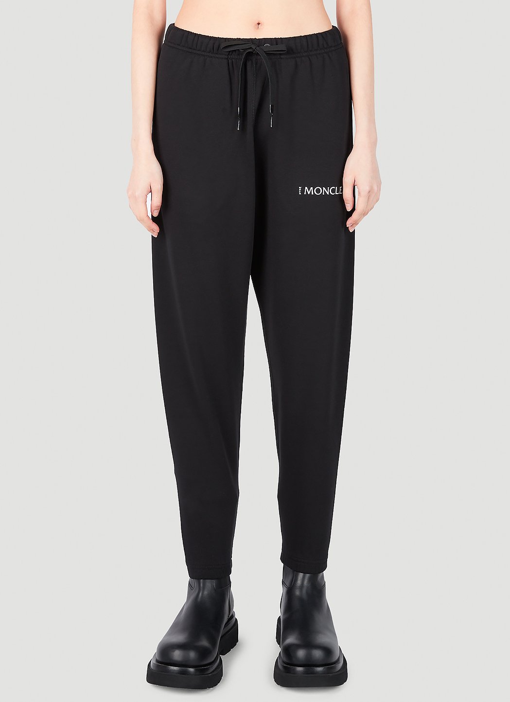 4 Moncler Hyke Tapered Track Pants in Black | LN-CC
