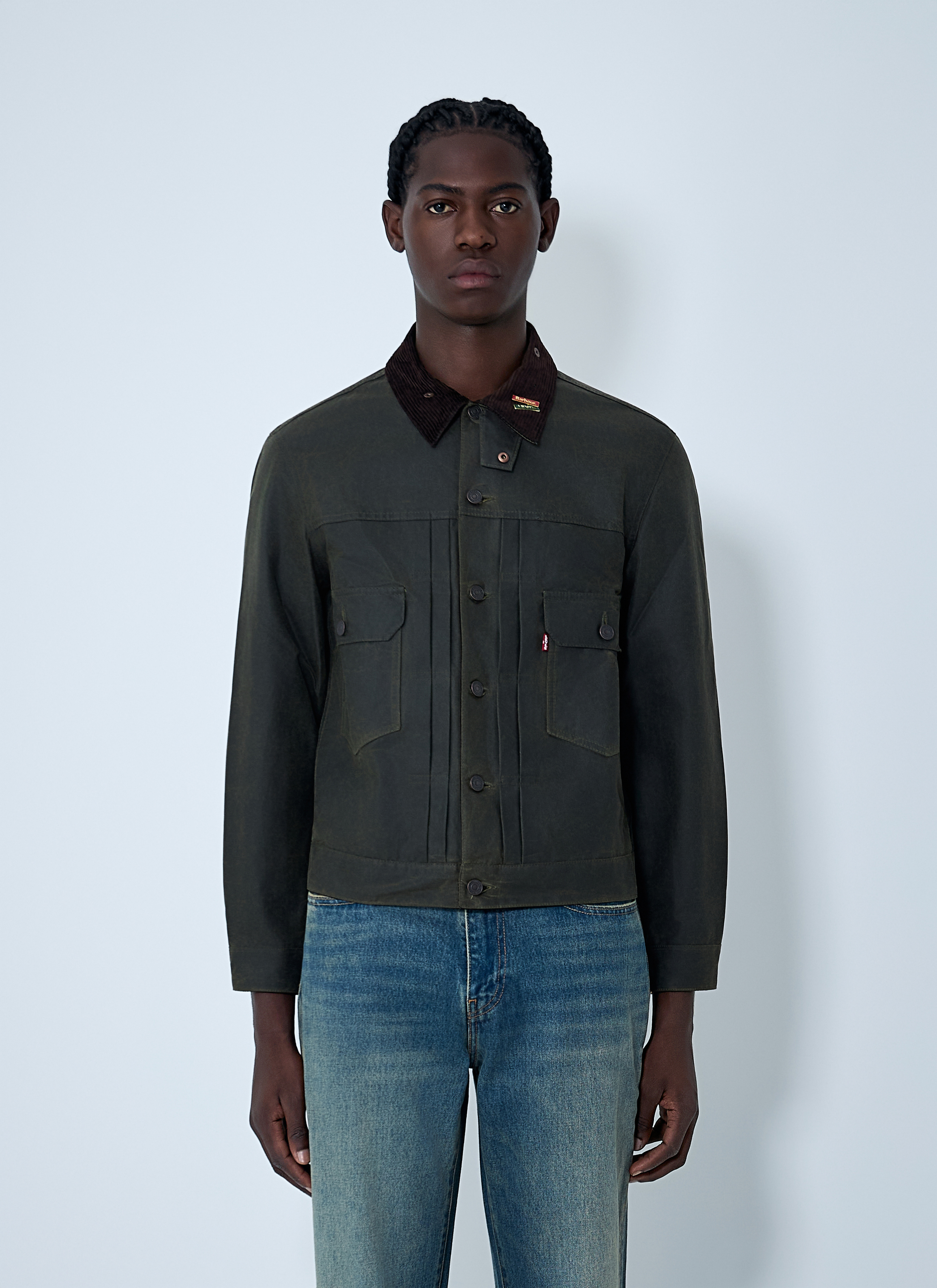 Levi's x Barbour Men's' Type 2 Waxed Jacket in Green | LN-CC®