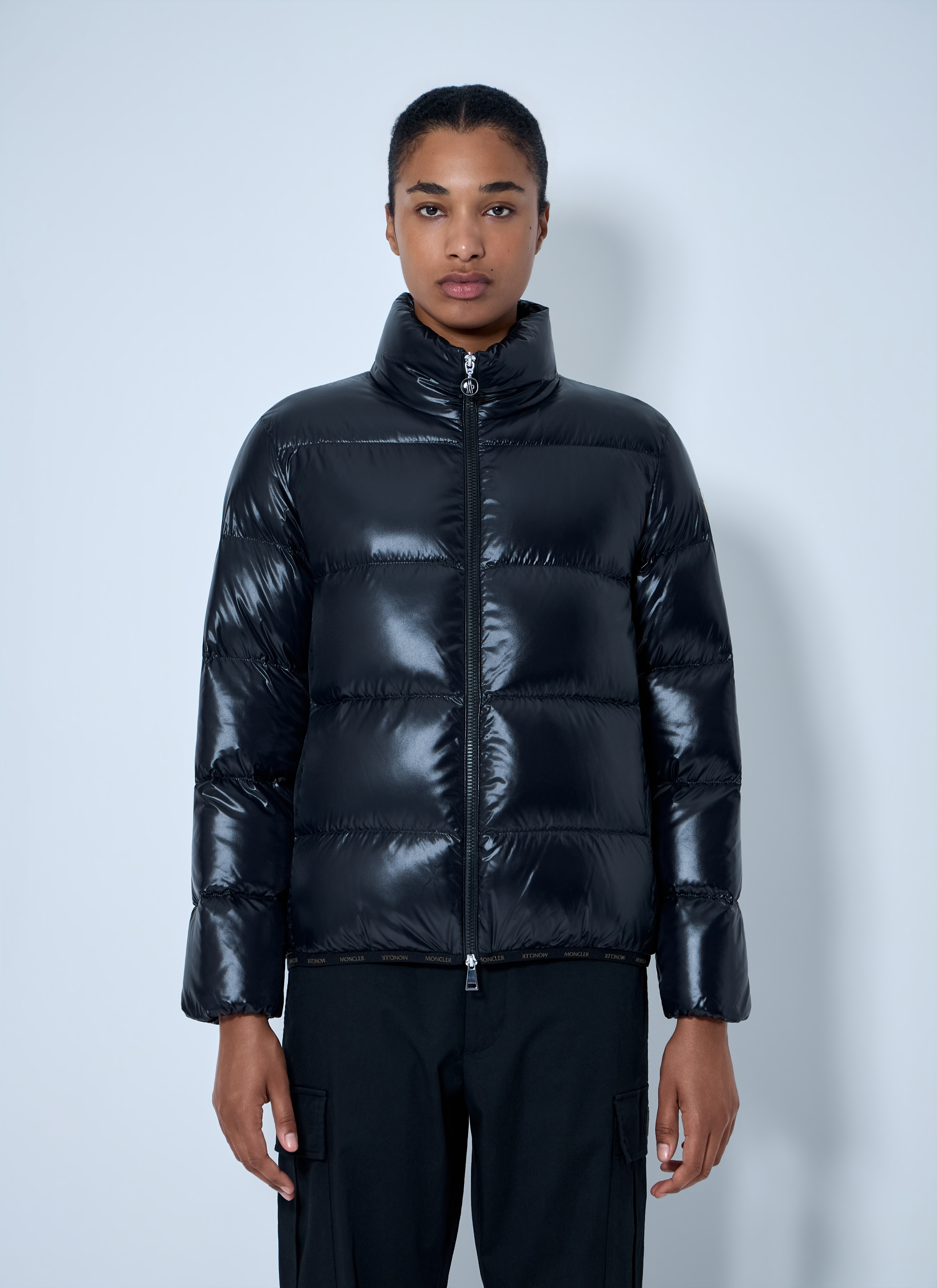 Moncler Women's Black Abbadia Down Jacket - Woman Jackets 00