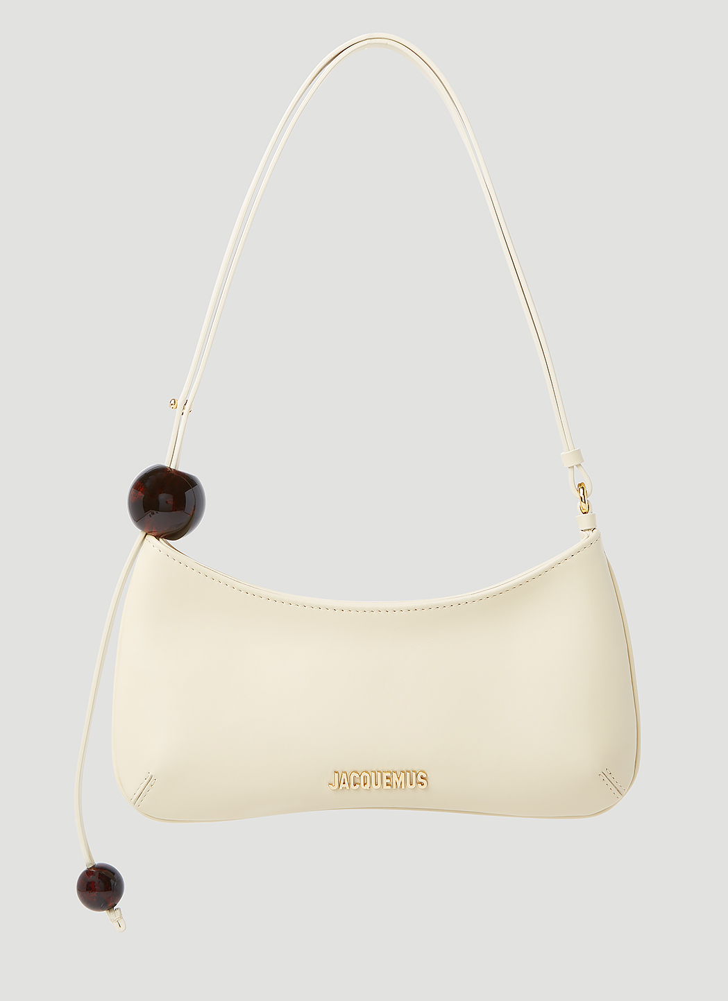 Jacquemus Women's' Le Bisou Perle Shoulder Bag in Cream | LN-CC®