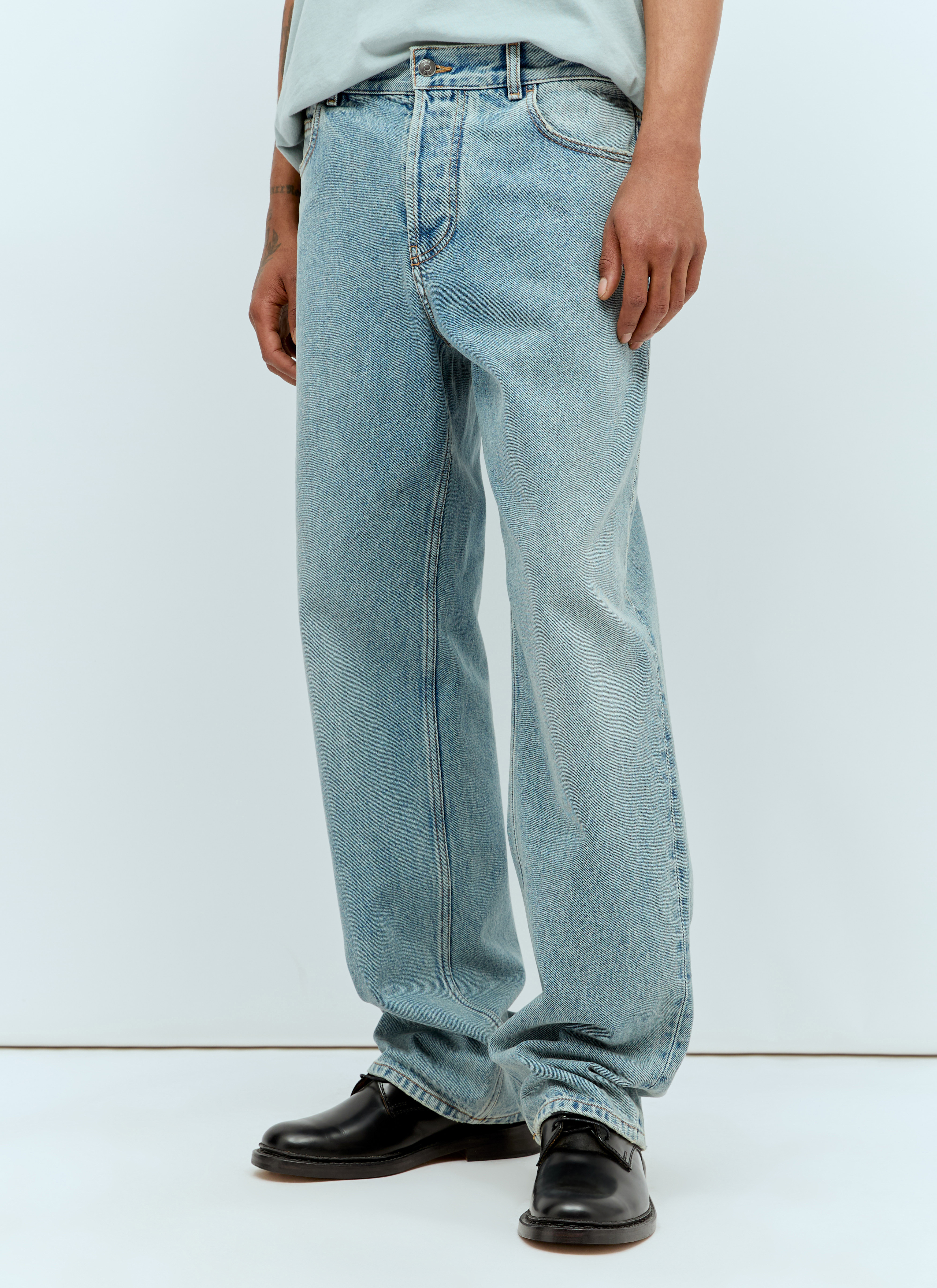 【関税込み】the row Landais' jeans Landais Jean Black in Cotton – The Row